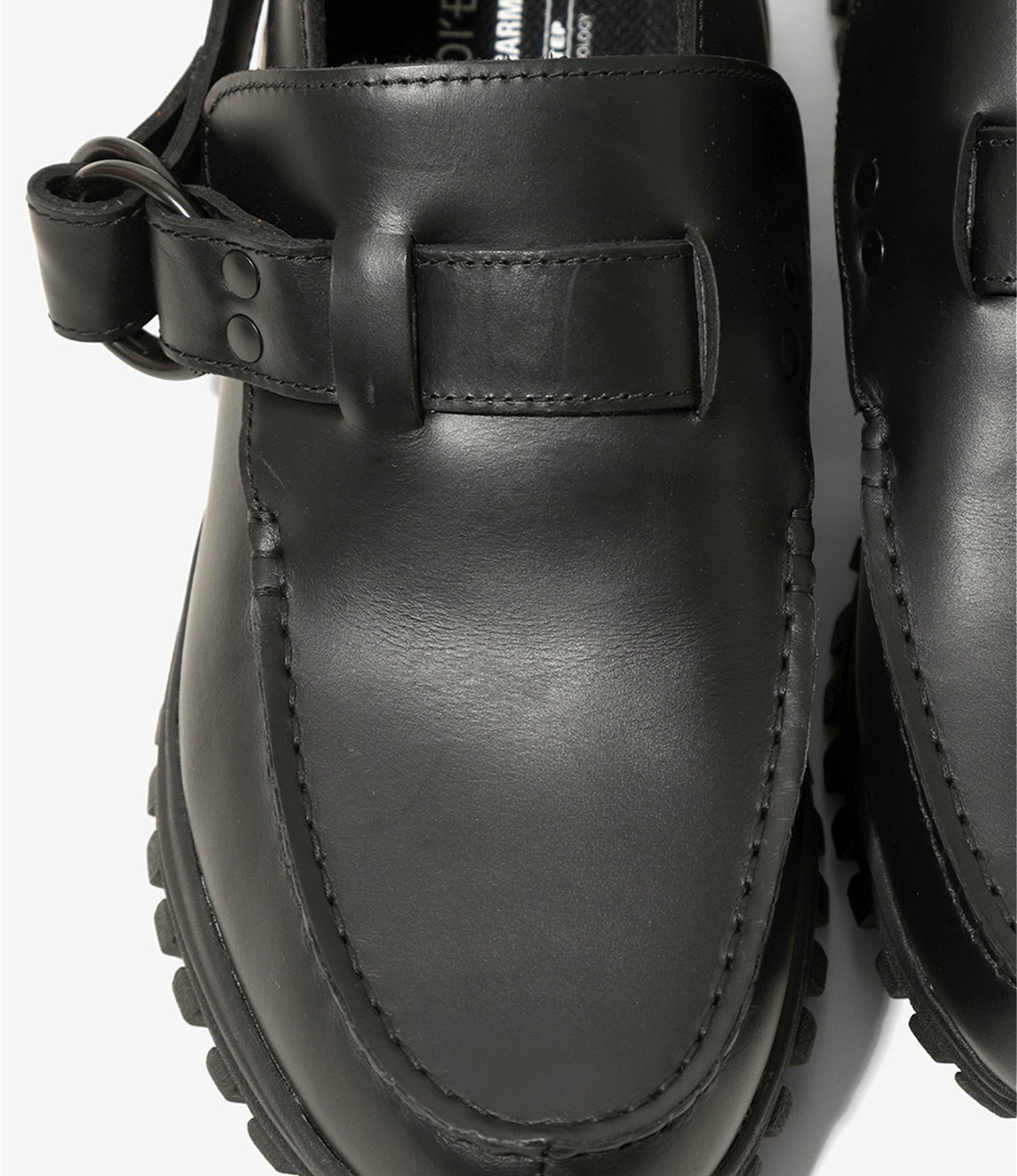 Ring Moc – Black Smooth Leather