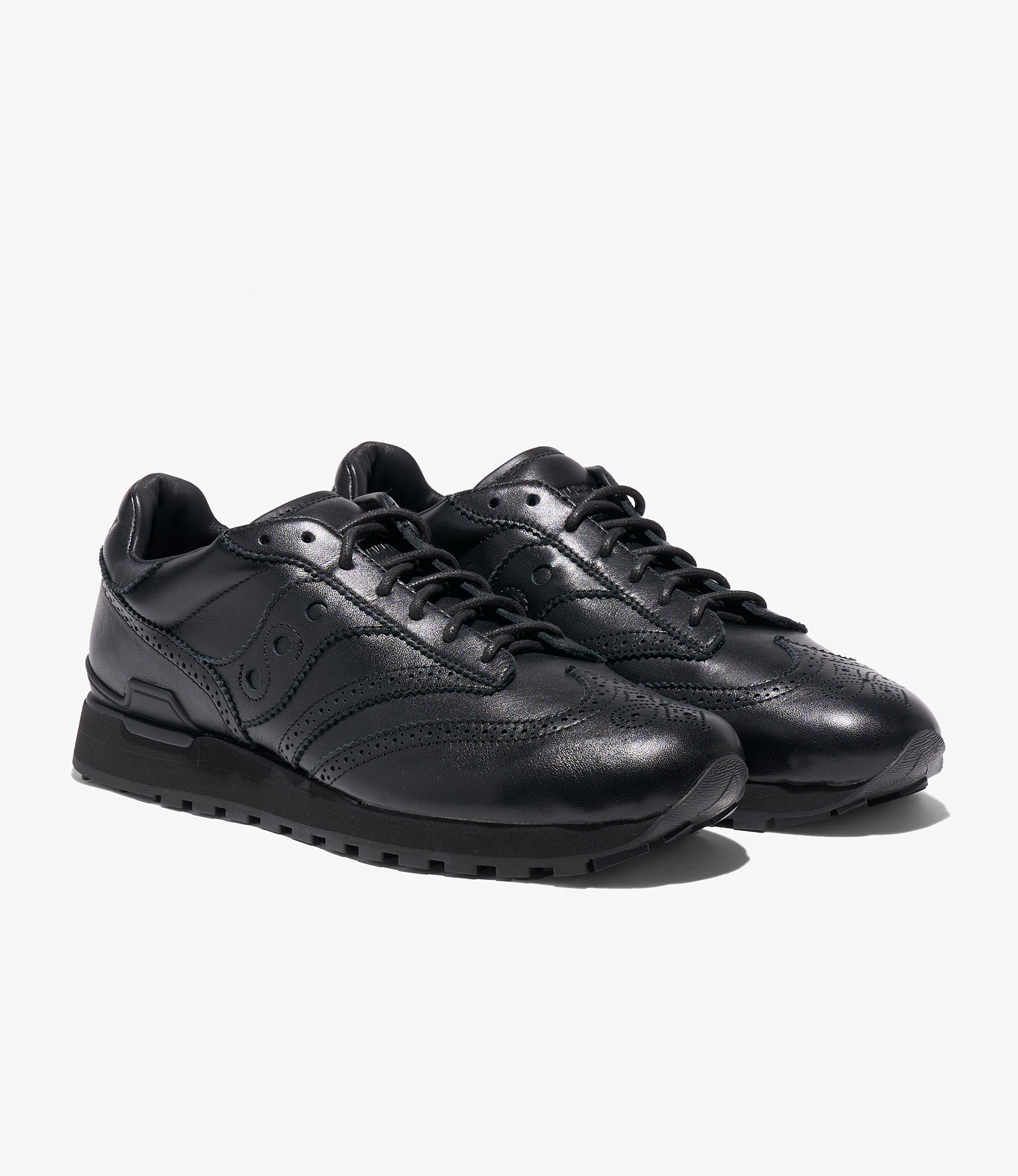 Shadow Original Wingtip – Black Leather
