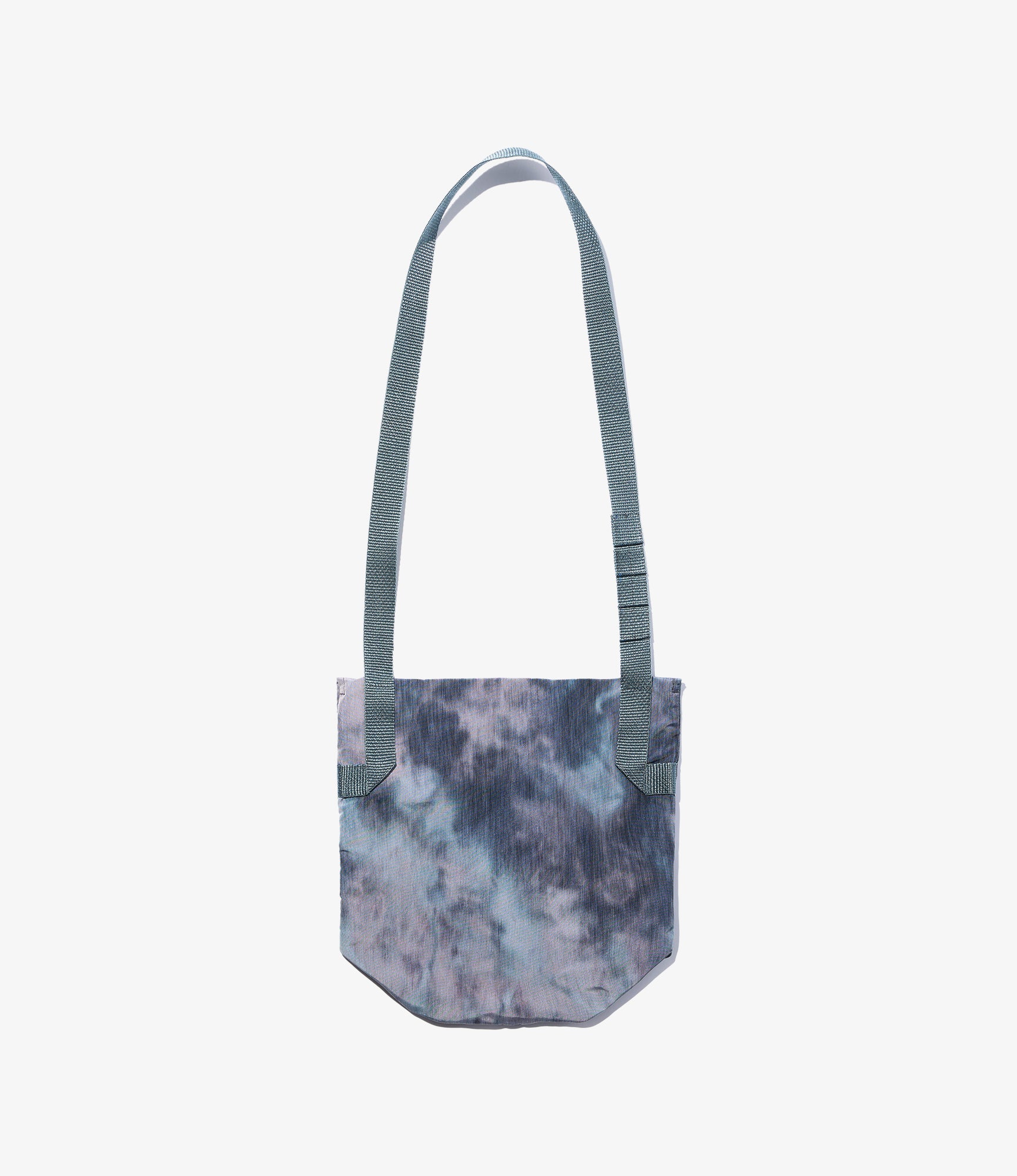 Shoulder Pouch – Charcoal Smoke Print Polyester
