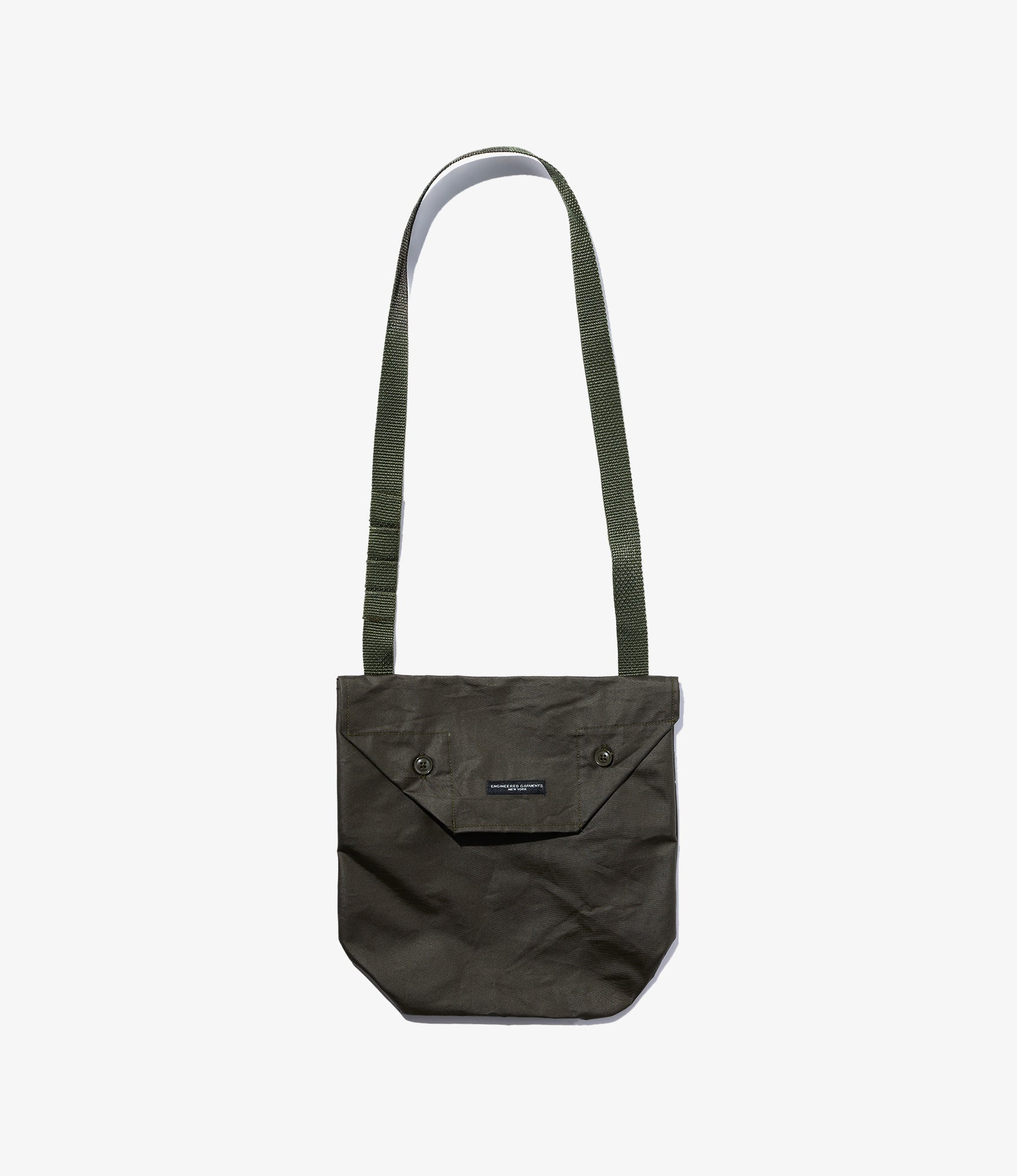Shoulder Pouch – Olive Coated Nyco