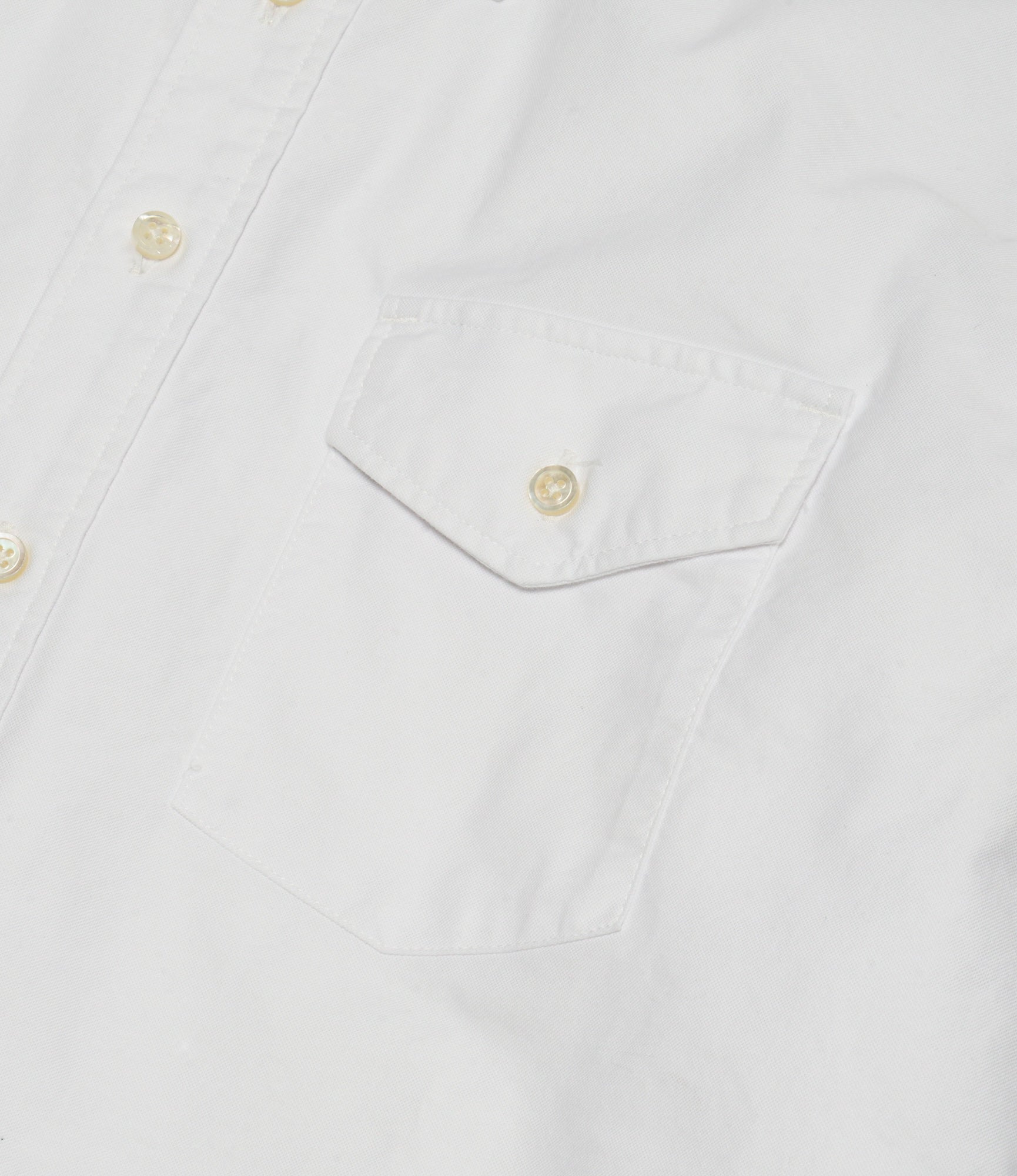 Ivy Shirt – White Cotton Oxford