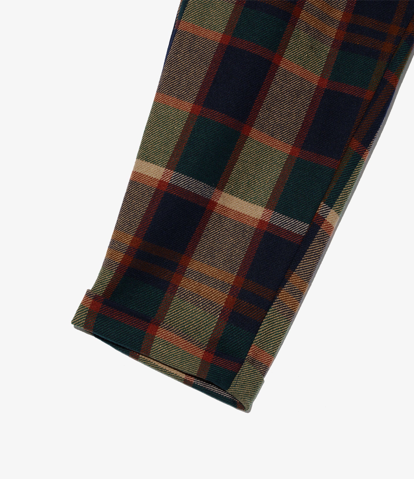 Carlyle Pant – Navy/Brown Plaid Wool
