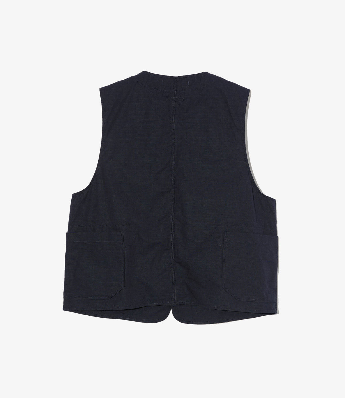 Upland Vest – Dark Navy Ripstop Cotton | Engineered Garments 