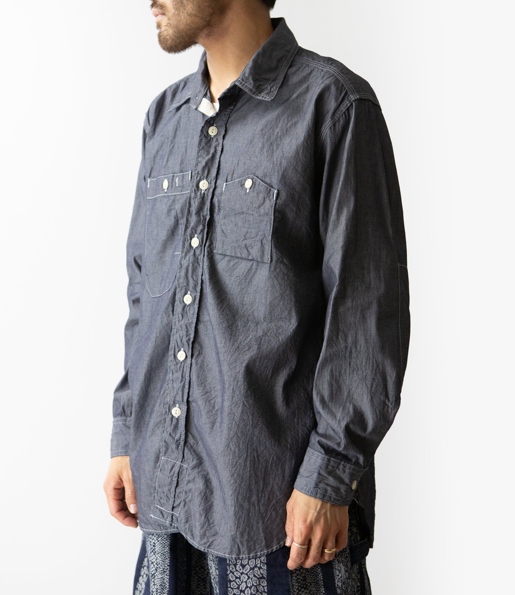 Work Shirt – Indigo Cotton Chambray