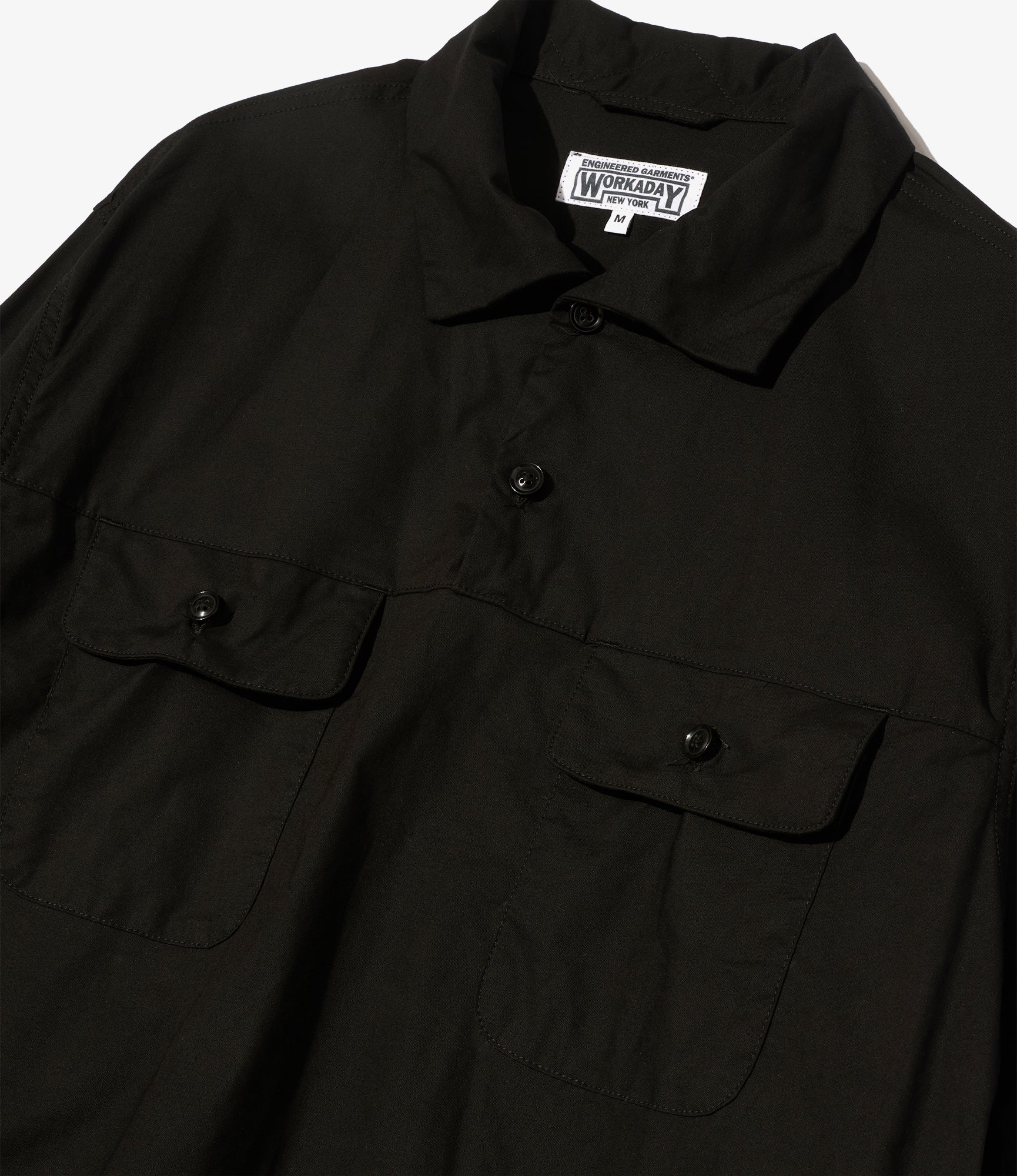 Jumper Shirt – Black Kona Cotton