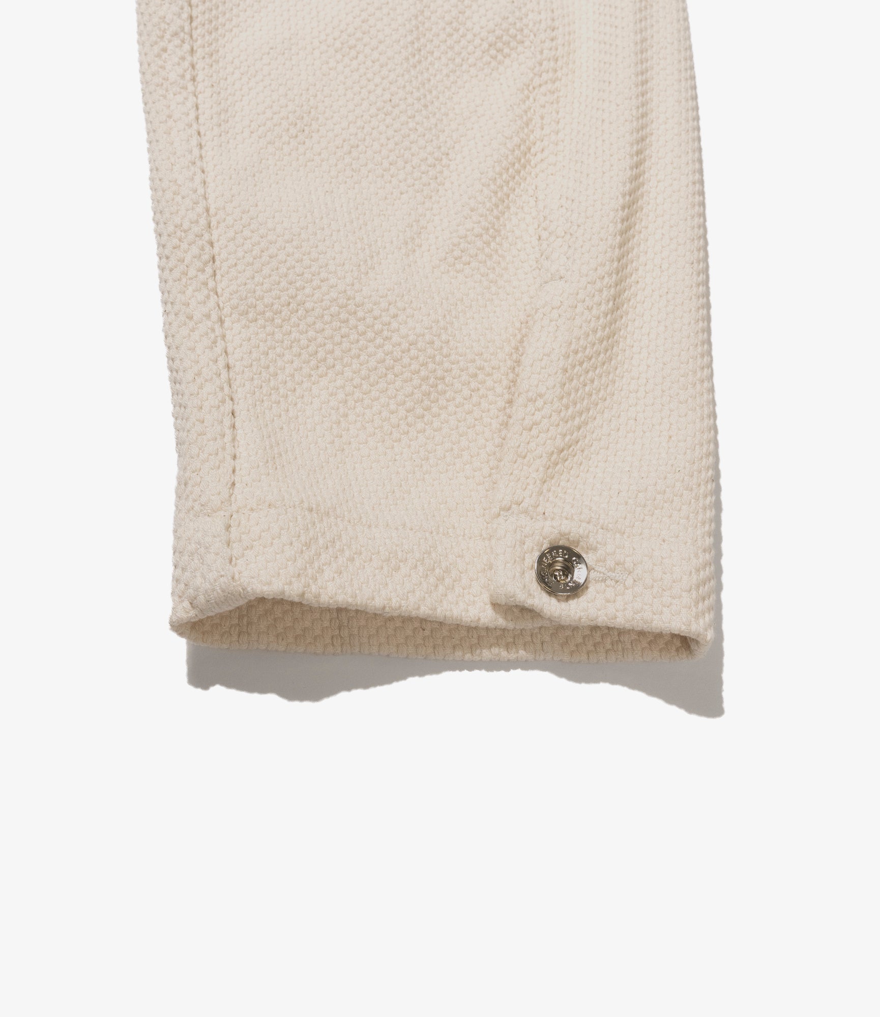 Short Engineer Jacket – Ecru Heavy Basketweave
