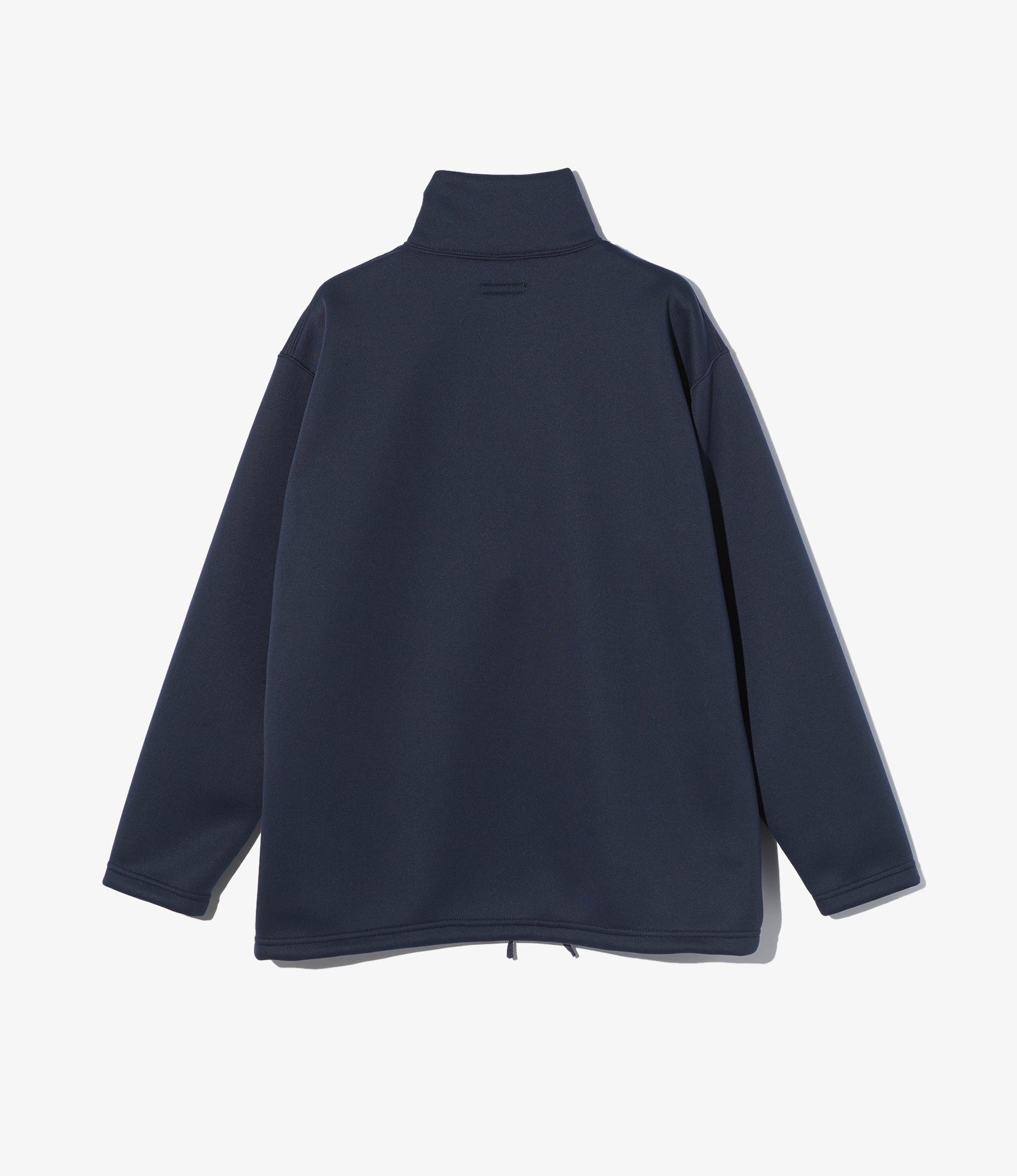 Zip Mock Neck – Dark Navy Fleece