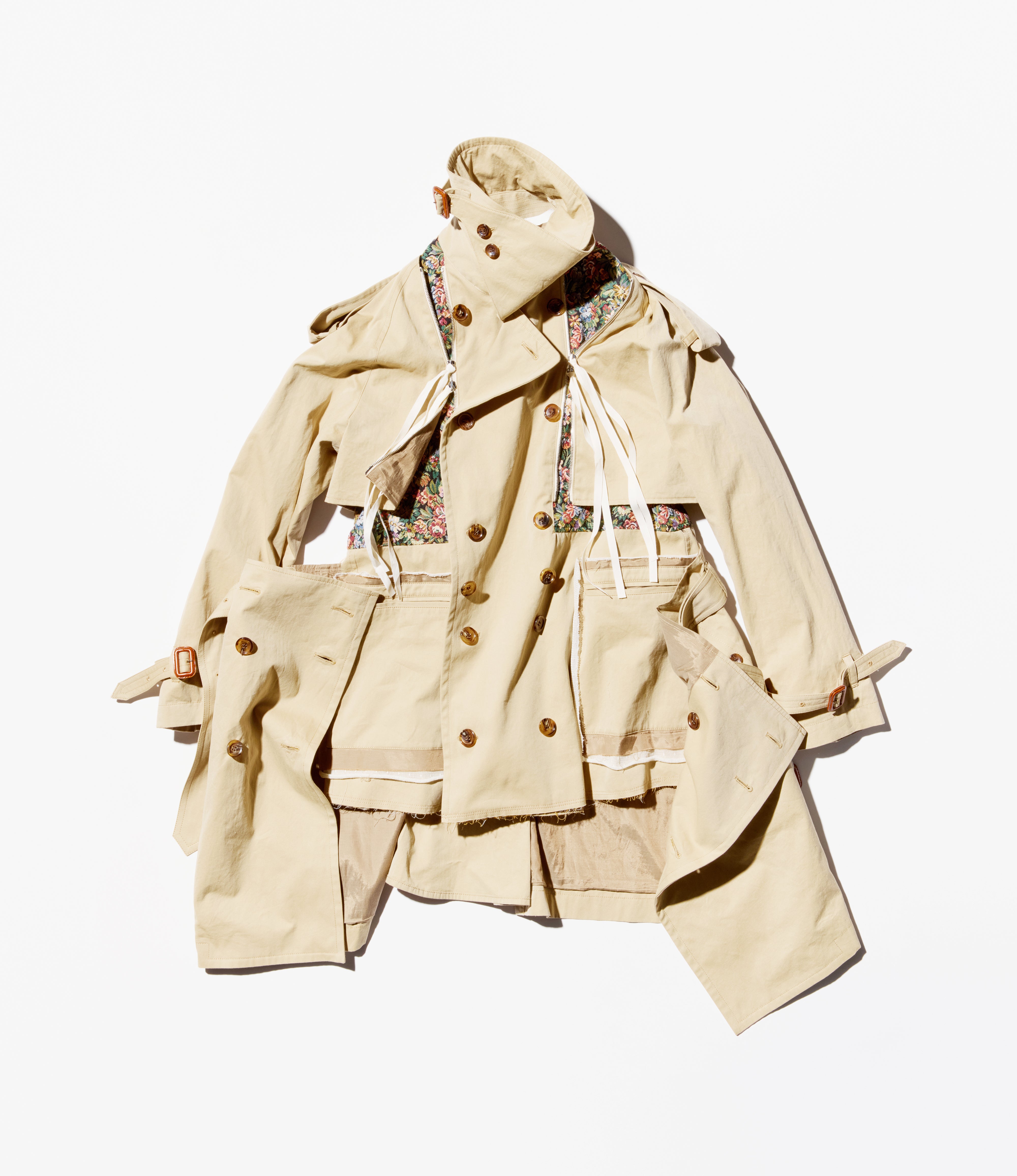 Modular Trenchcoat – Gabardine/Floral