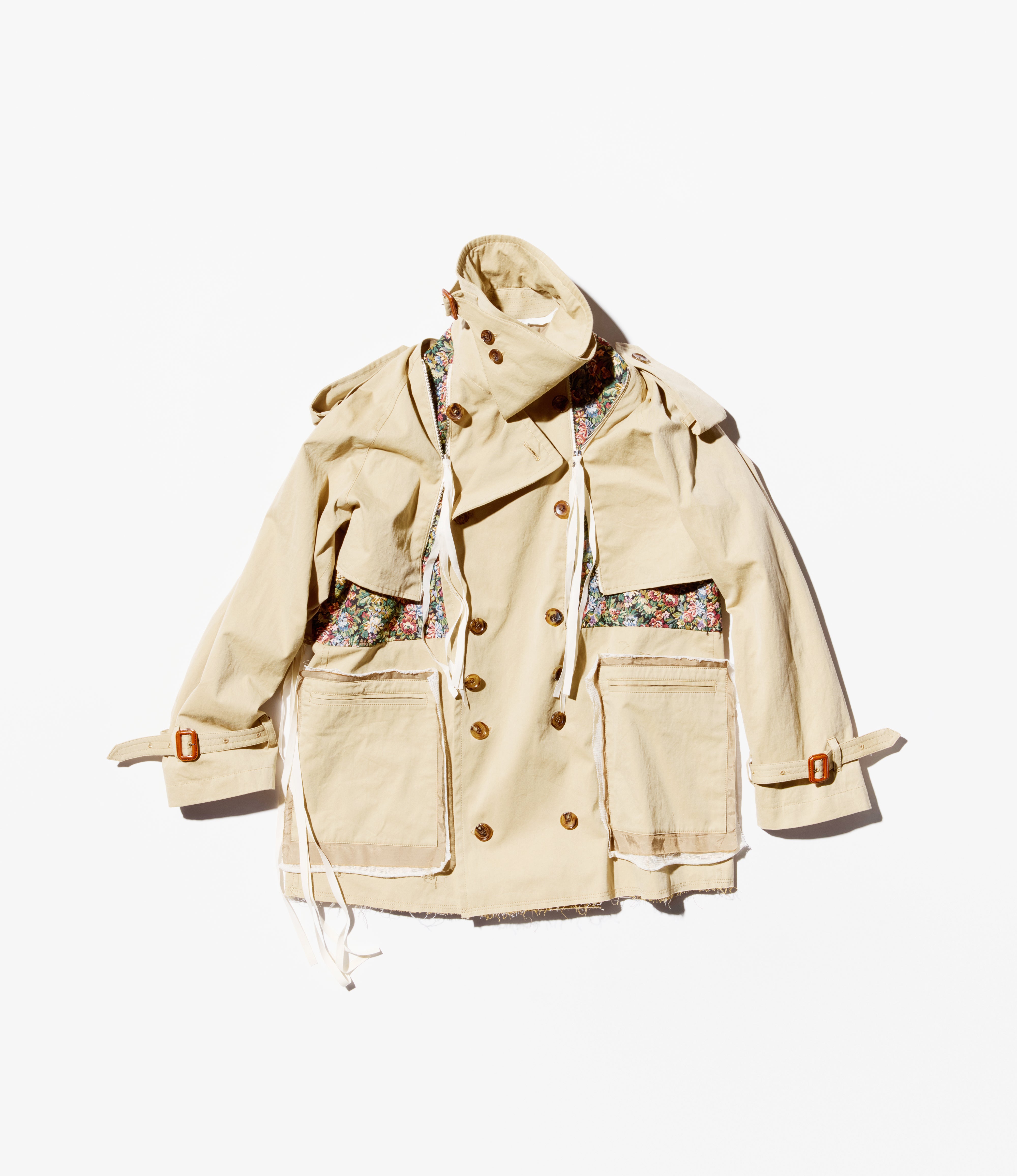 Modular Trenchcoat – Gabardine/Floral