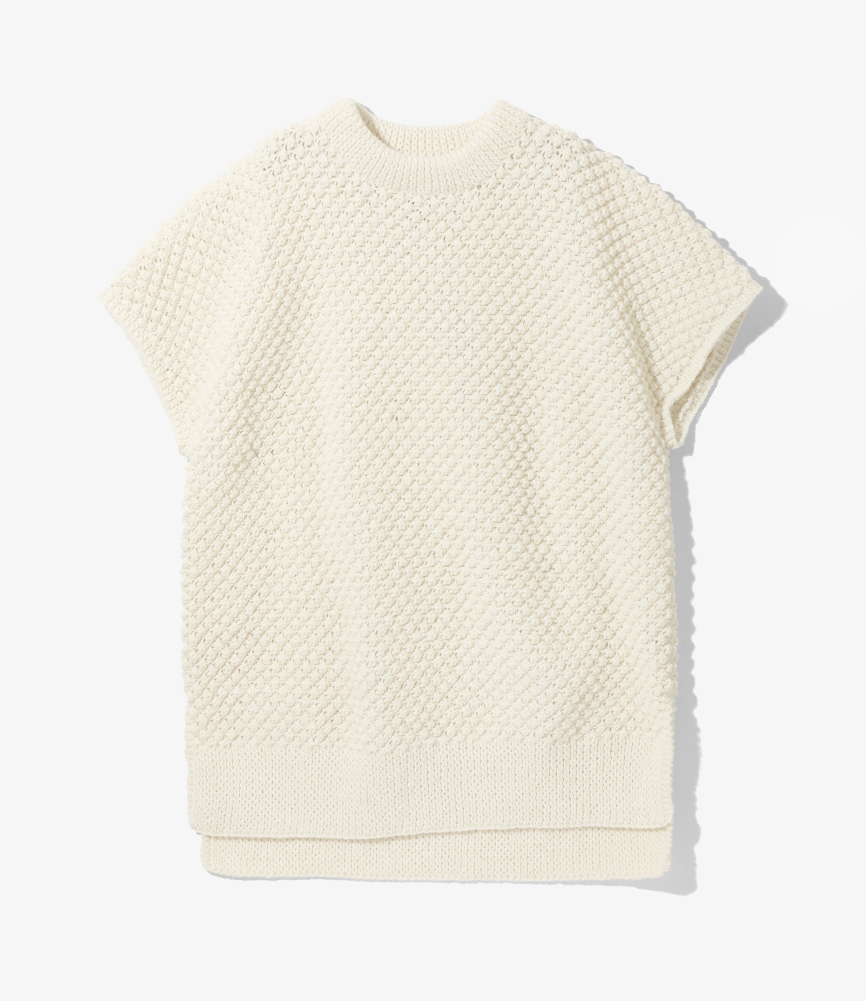 Woburn Walk Mock Neck Popcorn Tunic - Natural – Woburn Walk – Nepenthes London