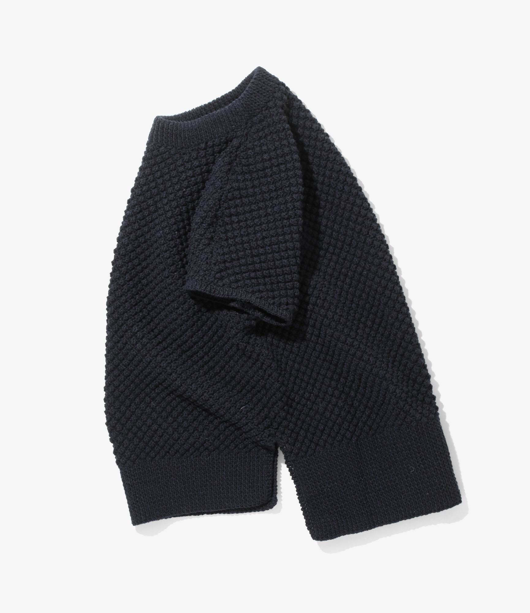 Woburn Walk Mock Neck Popcorn Tunic - Navy – Woburn Walk – Nepenthes London