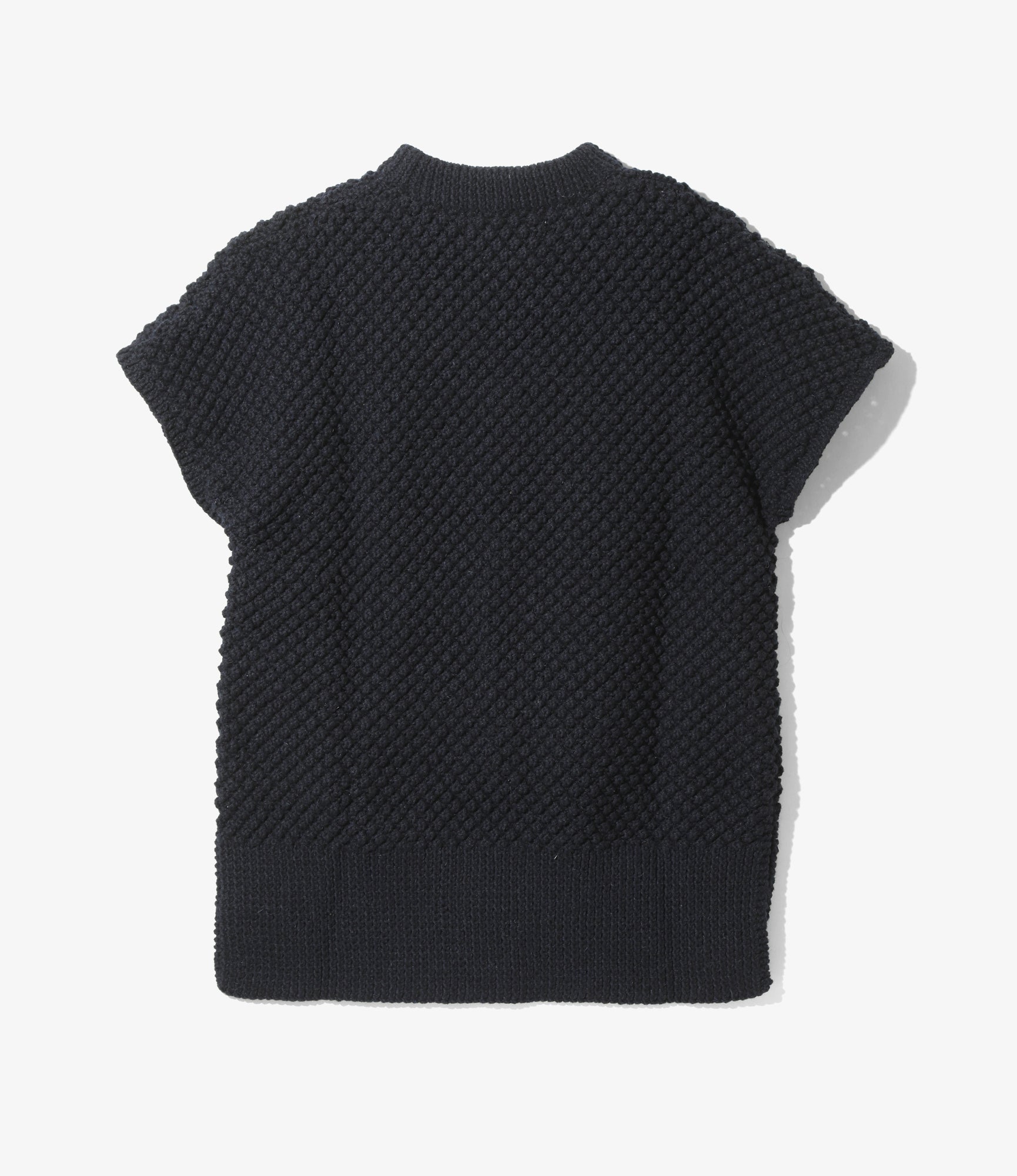 Woburn Walk Mock Neck Popcorn Tunic - Navy – Woburn Walk – Nepenthes London