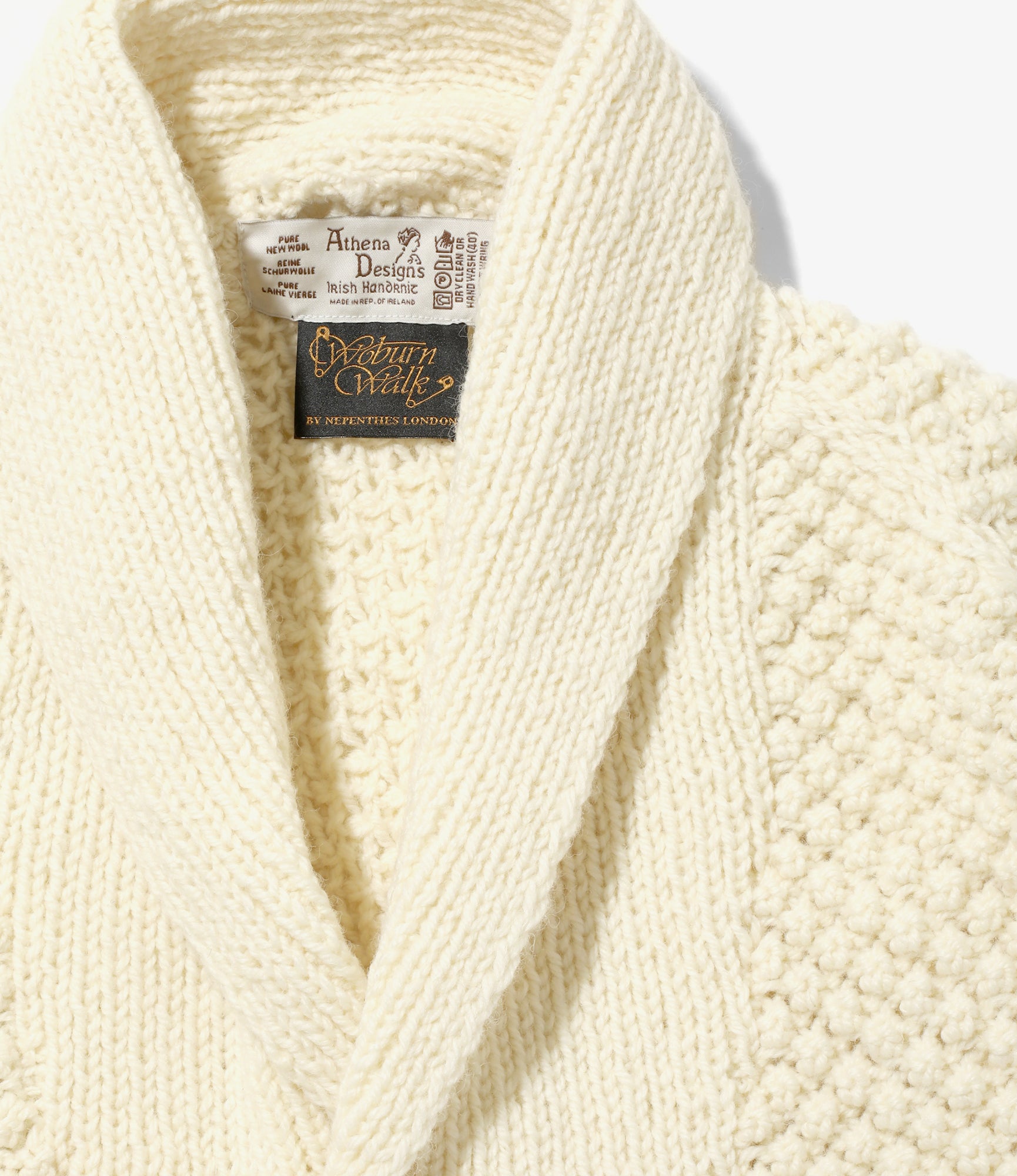 Woburn Walk Shawl Collar Popcorn Jacket - Natural – Woburn Walk – Nepenthes London