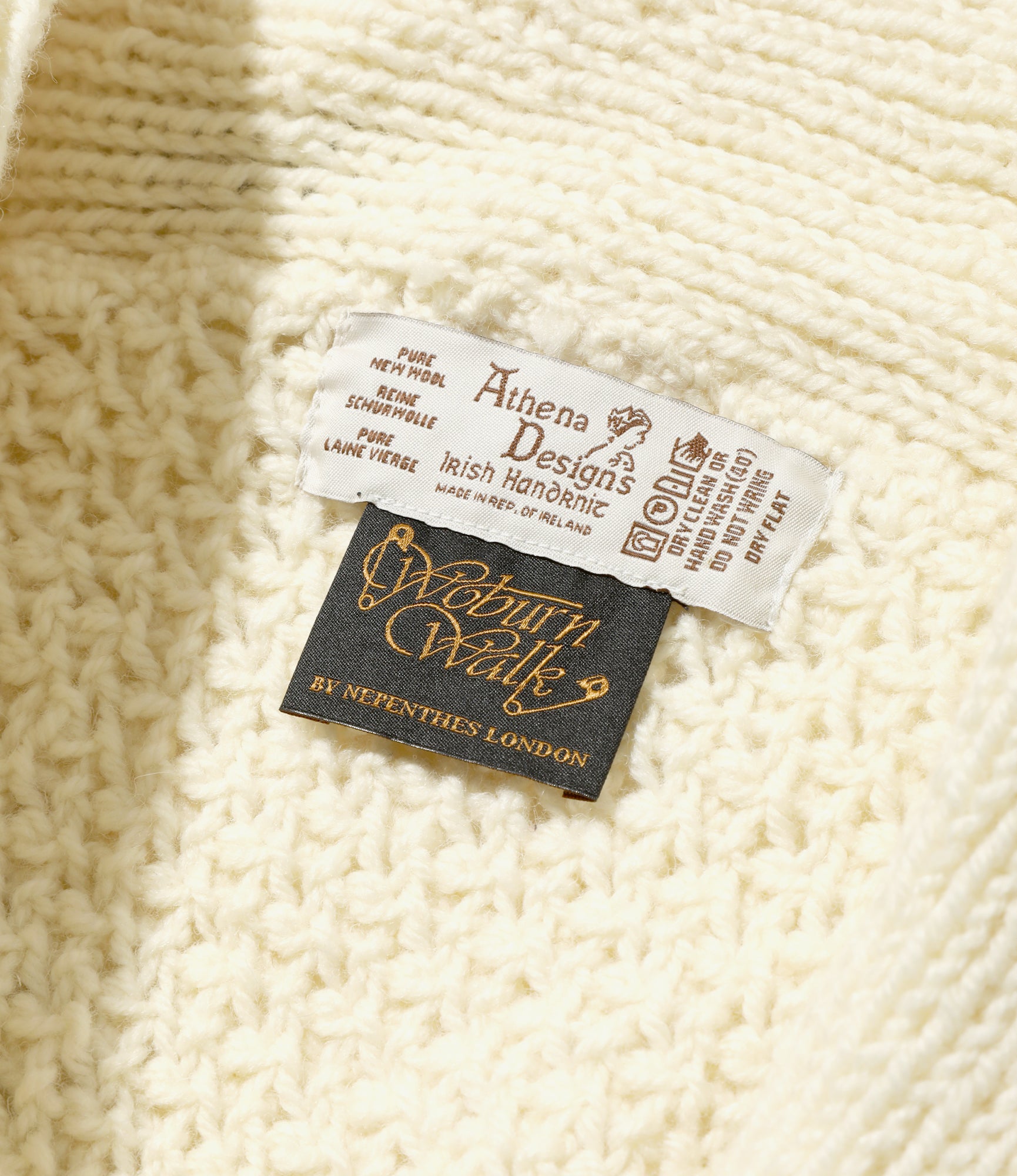 Woburn Walk Shawl Collar Popcorn Jacket - Natural – Woburn Walk – Nepenthes London