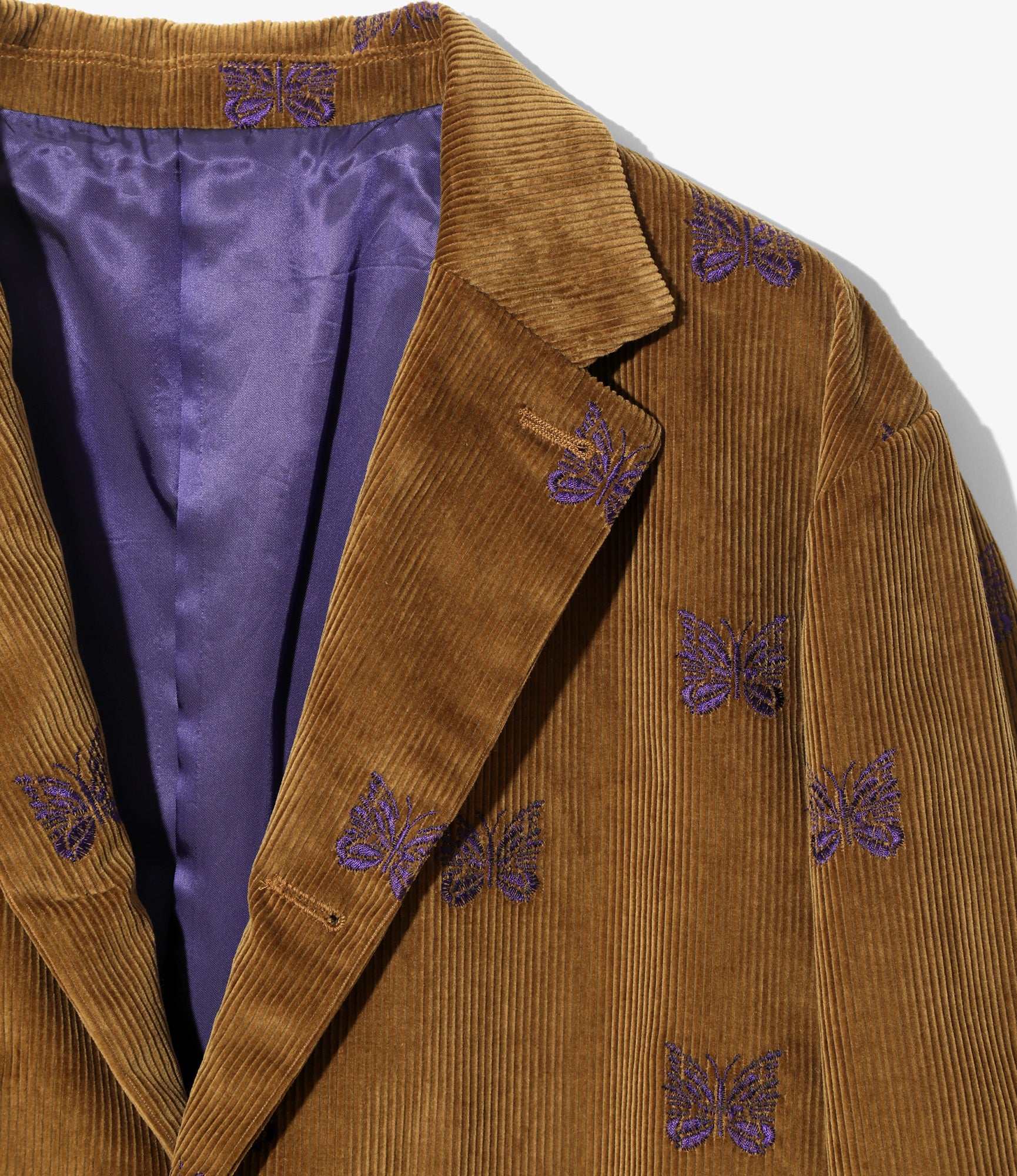 3B Jacket – Tan Papillon Embroidered Corduroy
