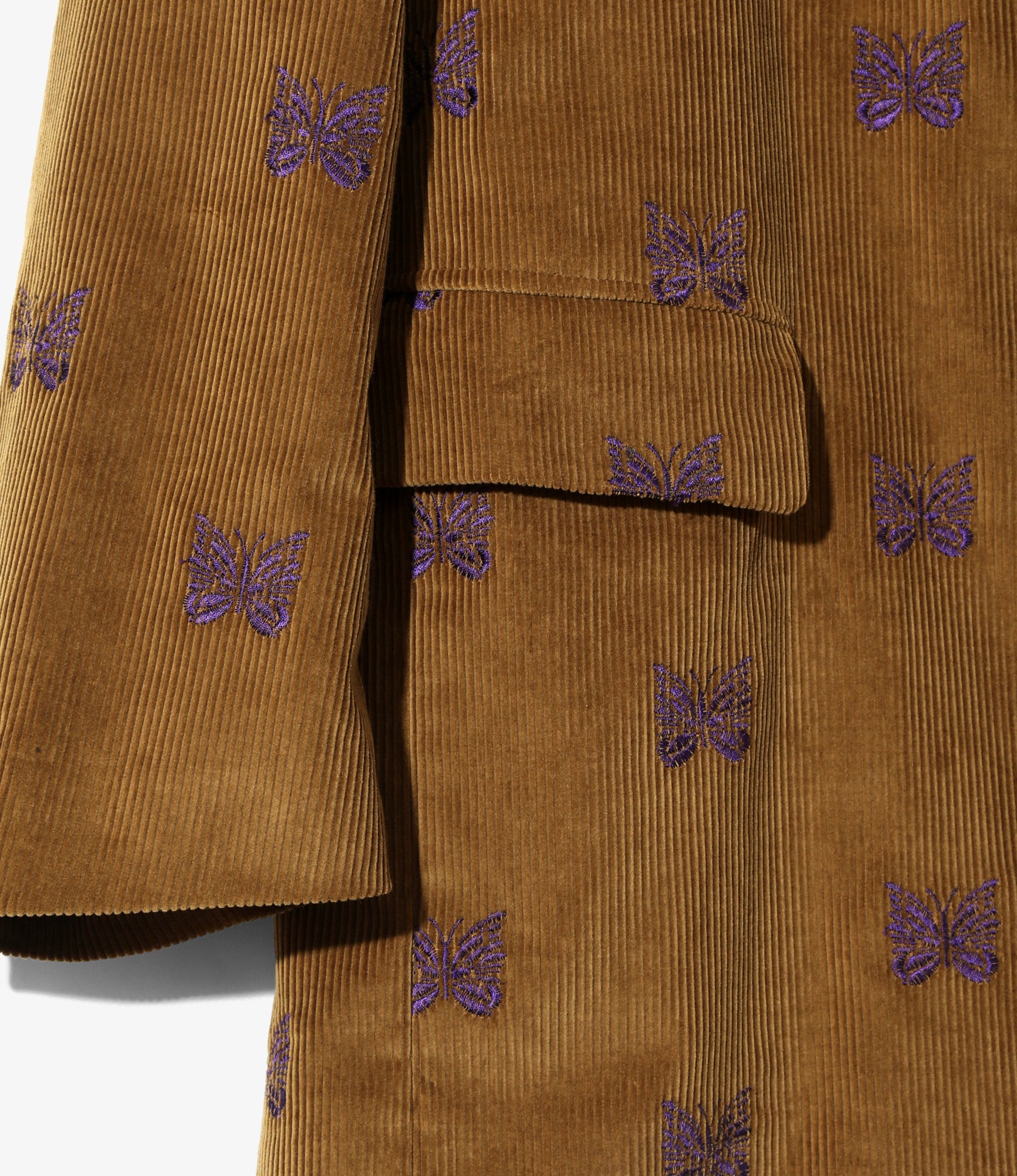 3B Jacket – Tan Papillon Embroidered Corduroy