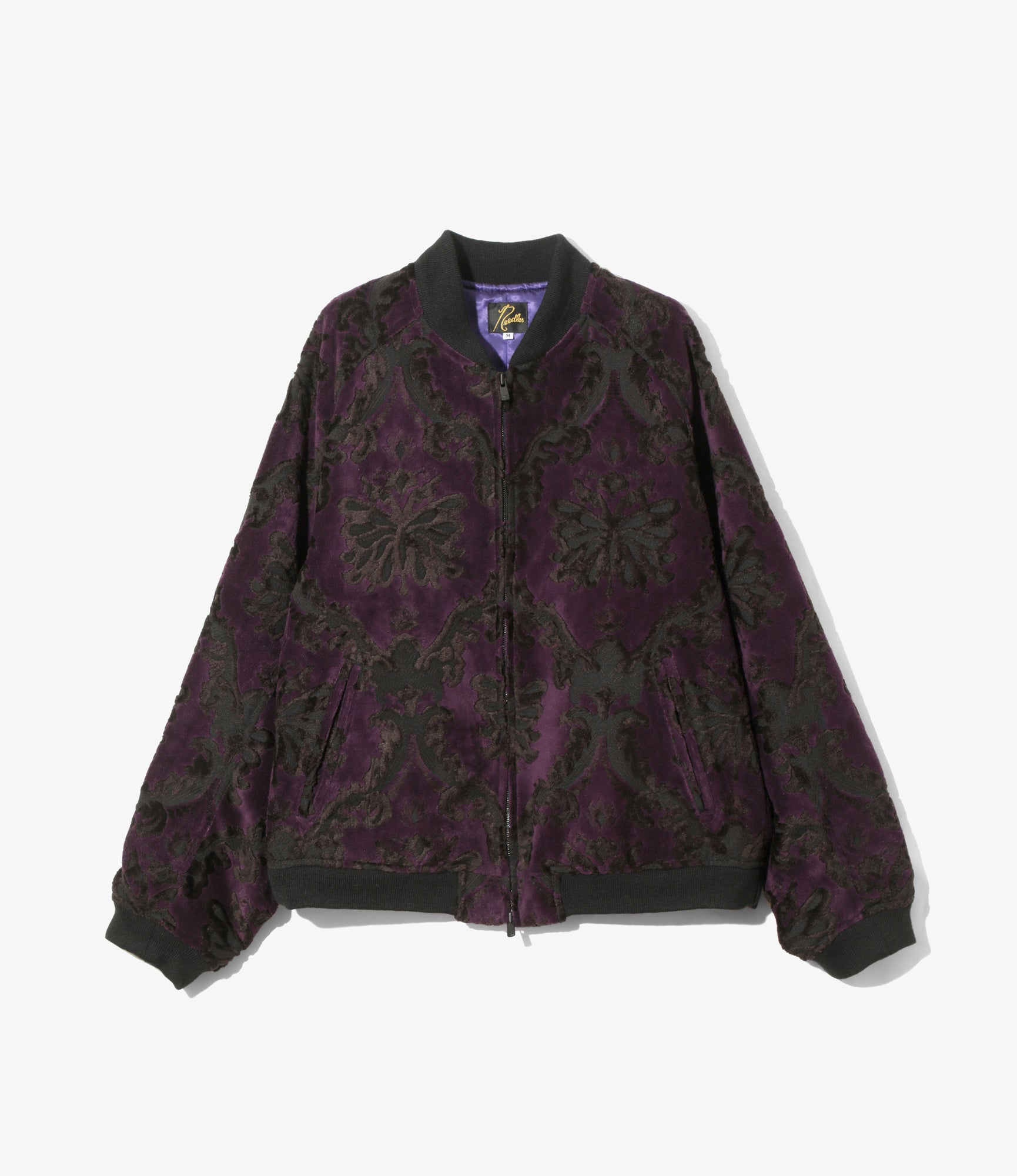 BB Jacket – Purple Papillon Jacquard Pile
