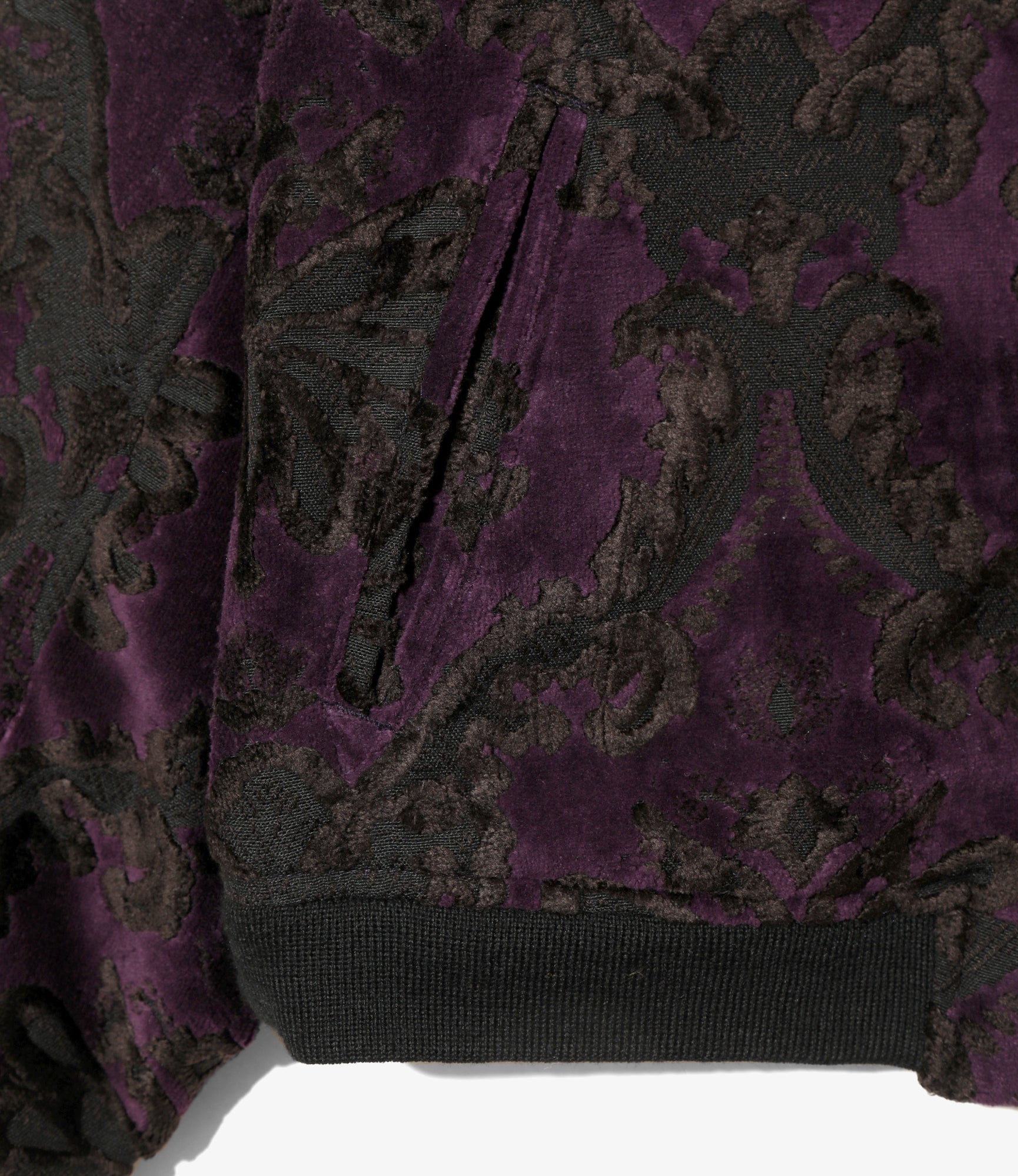BB Jacket – Purple Papillon Jacquard Pile