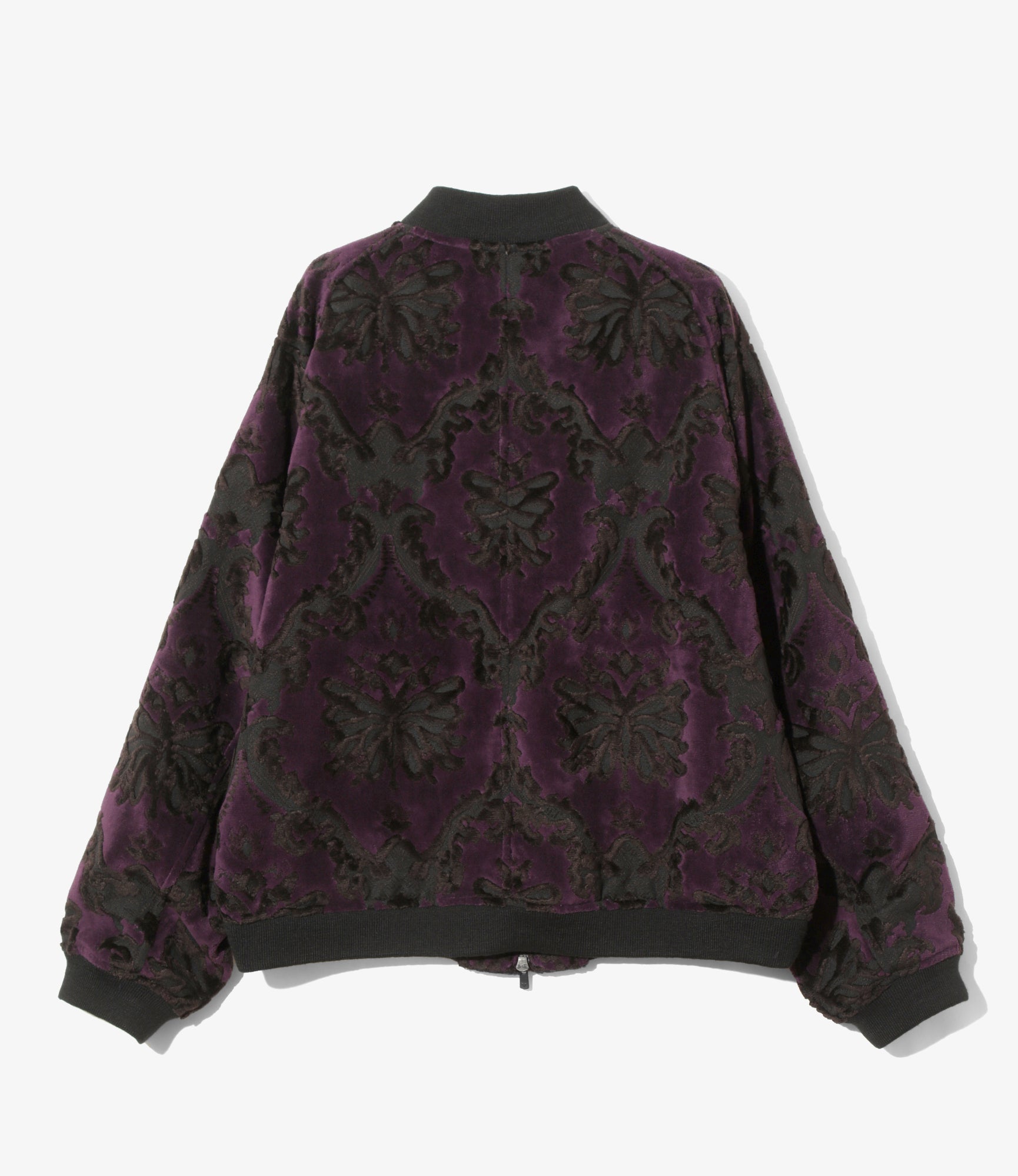 BB Jacket – Purple Papillon Jacquard Pile