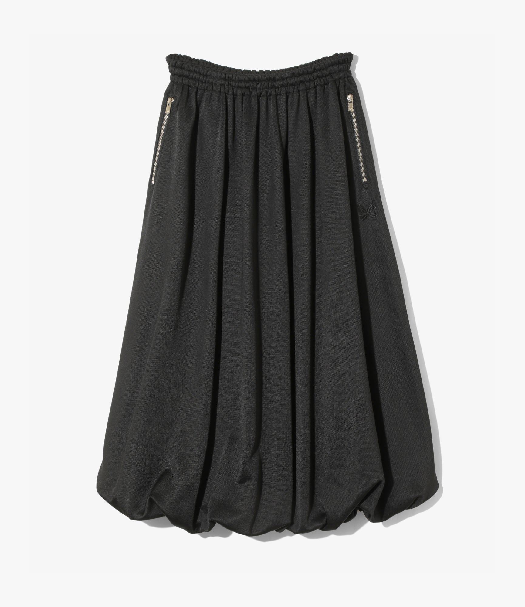 Balloon Track Skirt - Black Bright Jersey