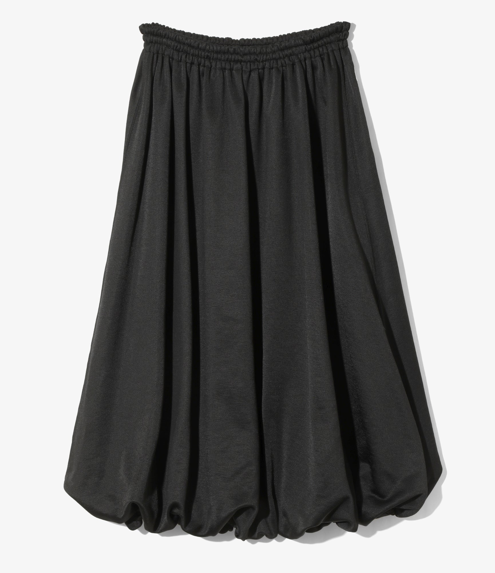 Balloon Track Skirt - Black Bright Jersey