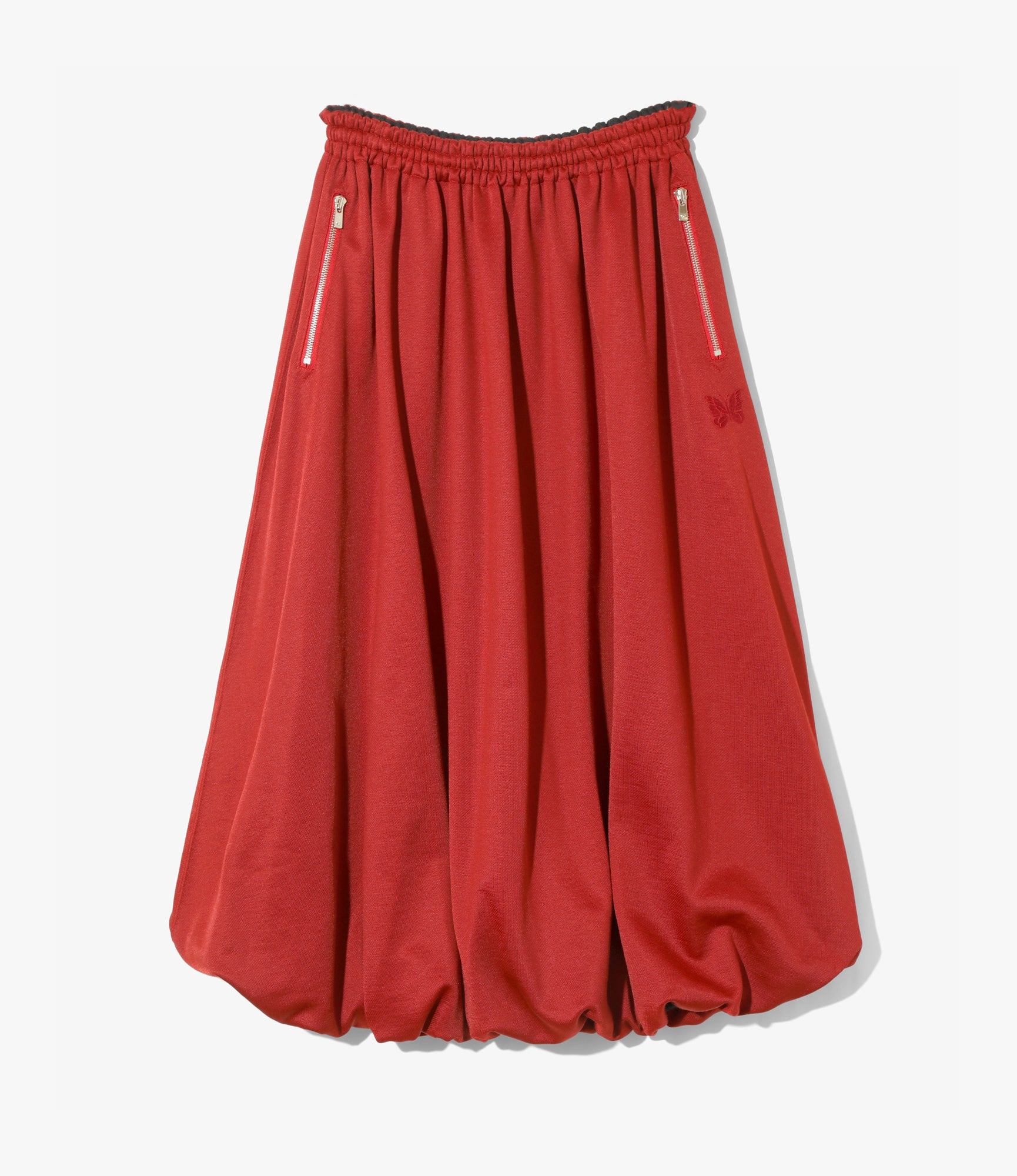 Balloon Track Skirt - Red Bright Jersey