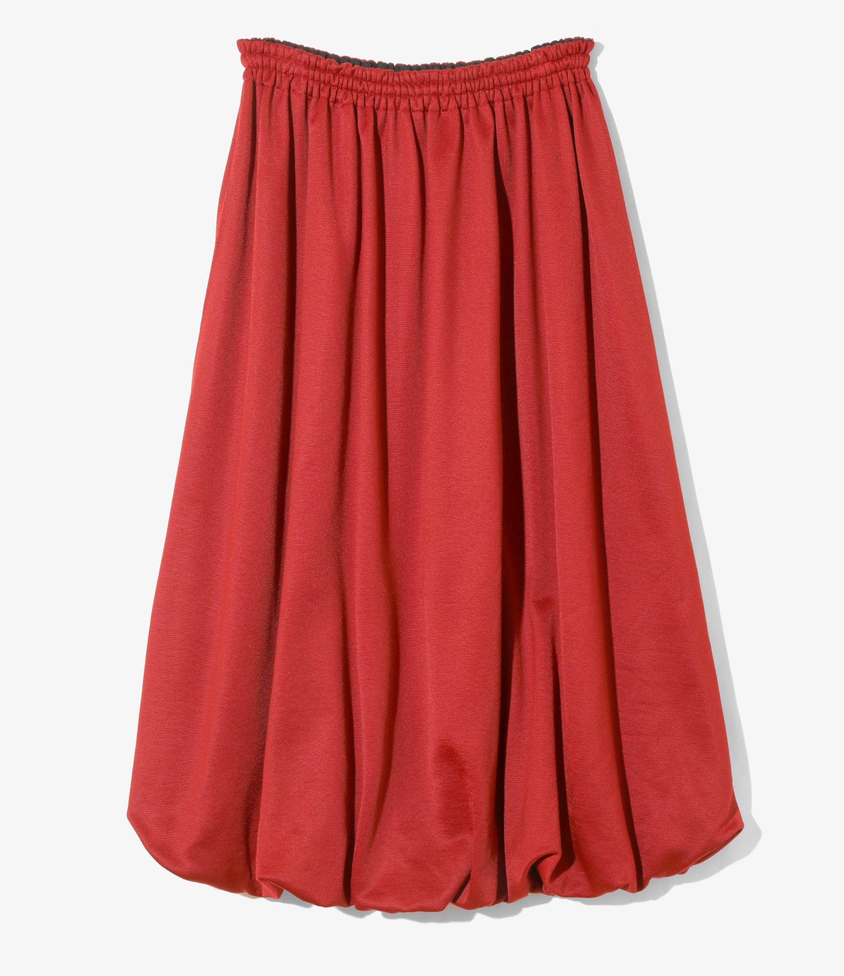 Balloon Track Skirt - Red Bright Jersey