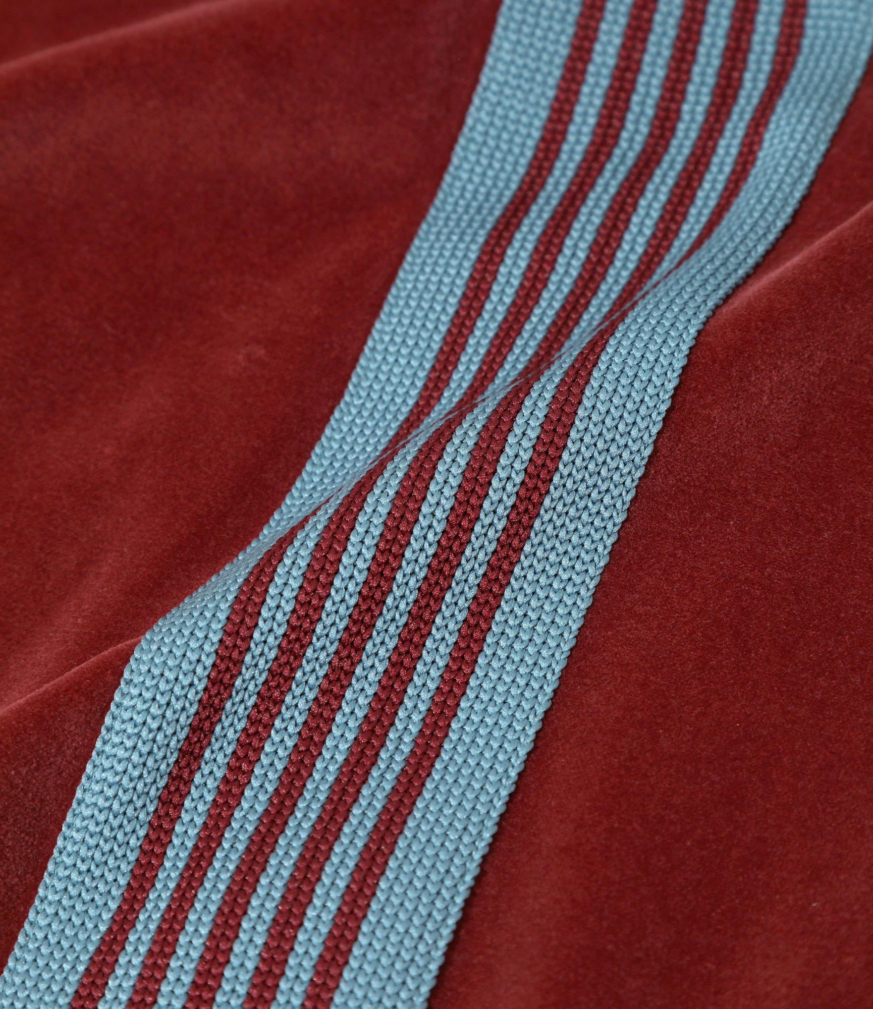Boot-Cut Track Pant – Burgundy Velour