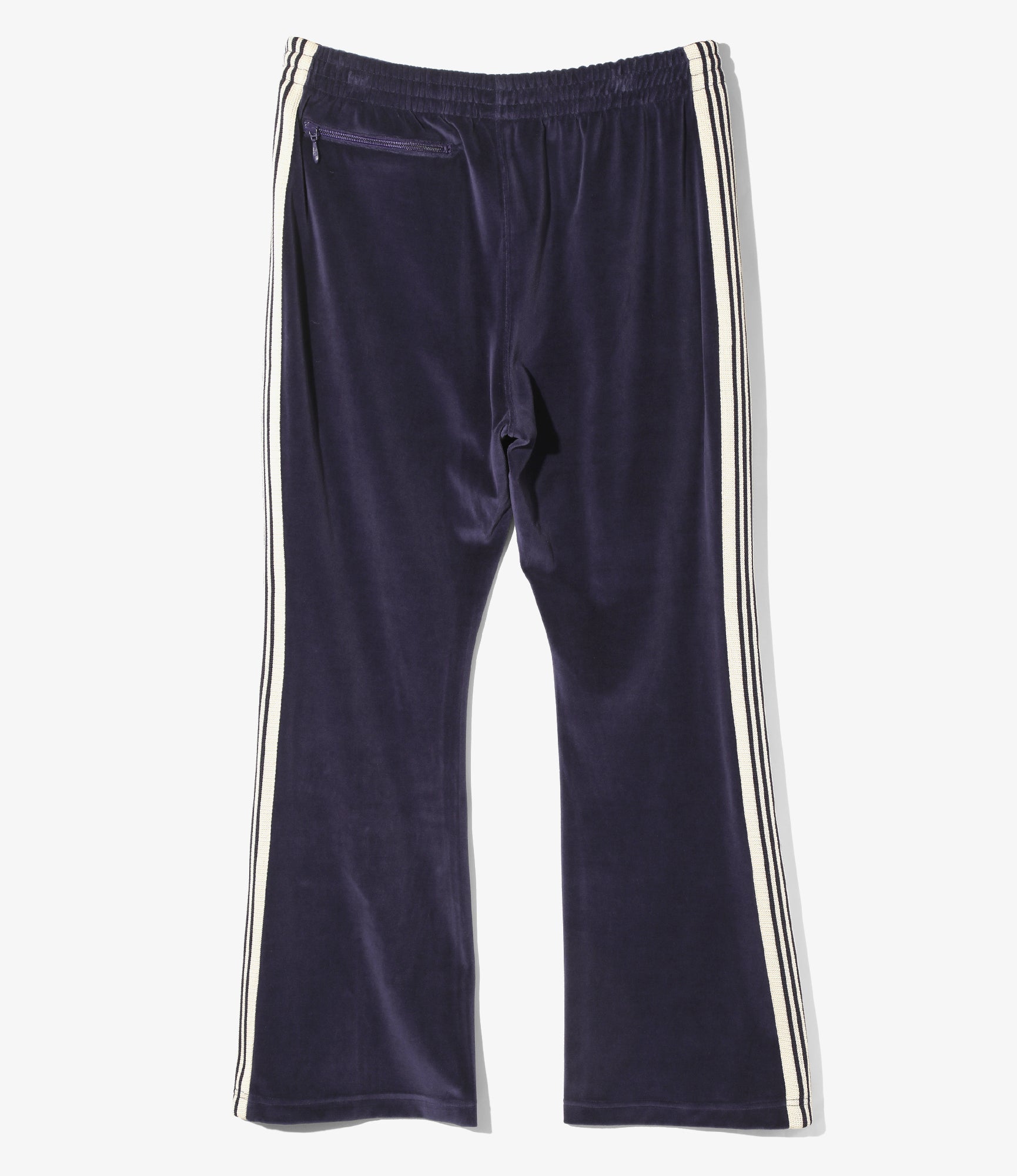 Boot-Cut Track Pant – Navy Velour