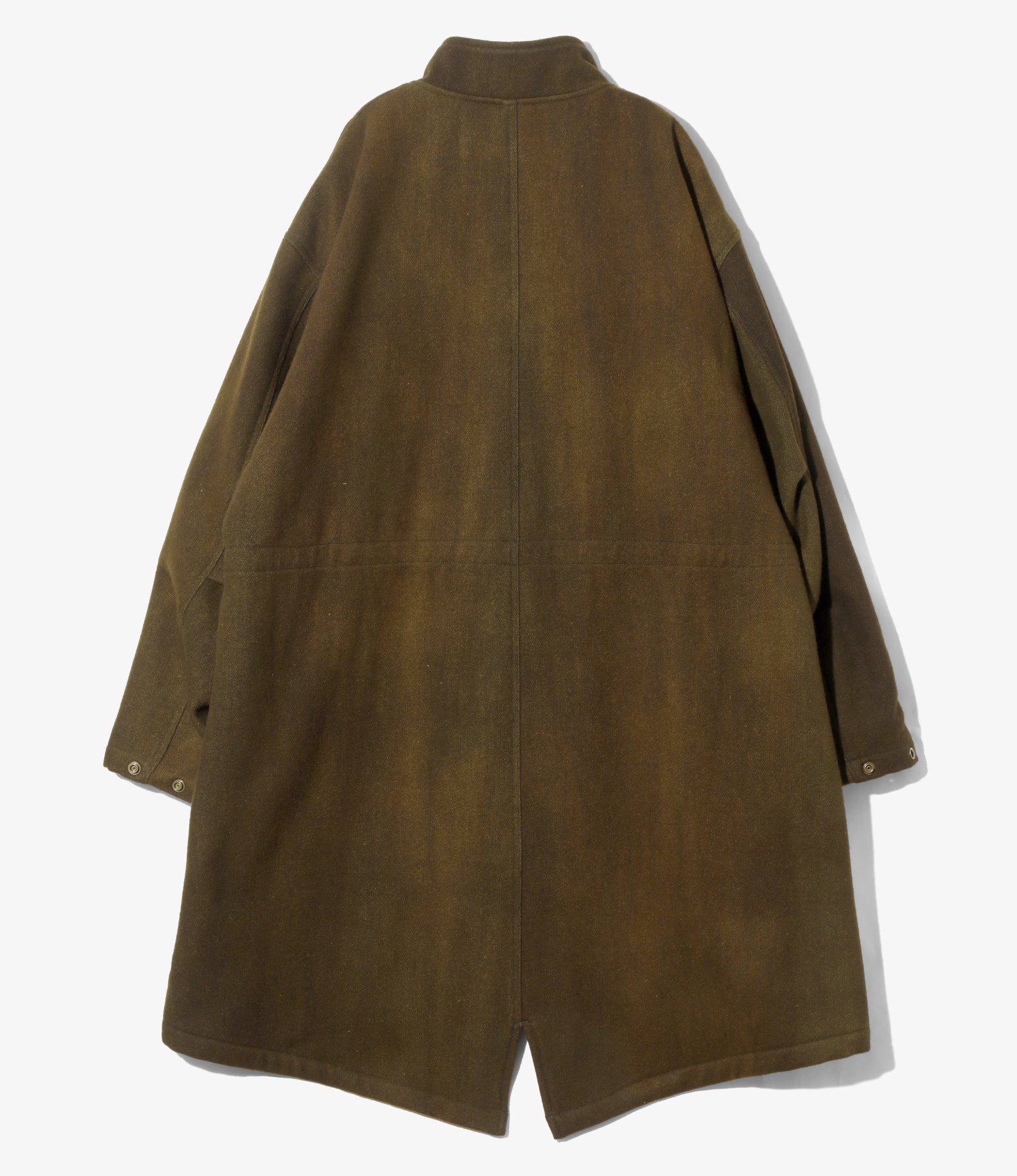 CP Coat – Olive Uneven Dyed Wool