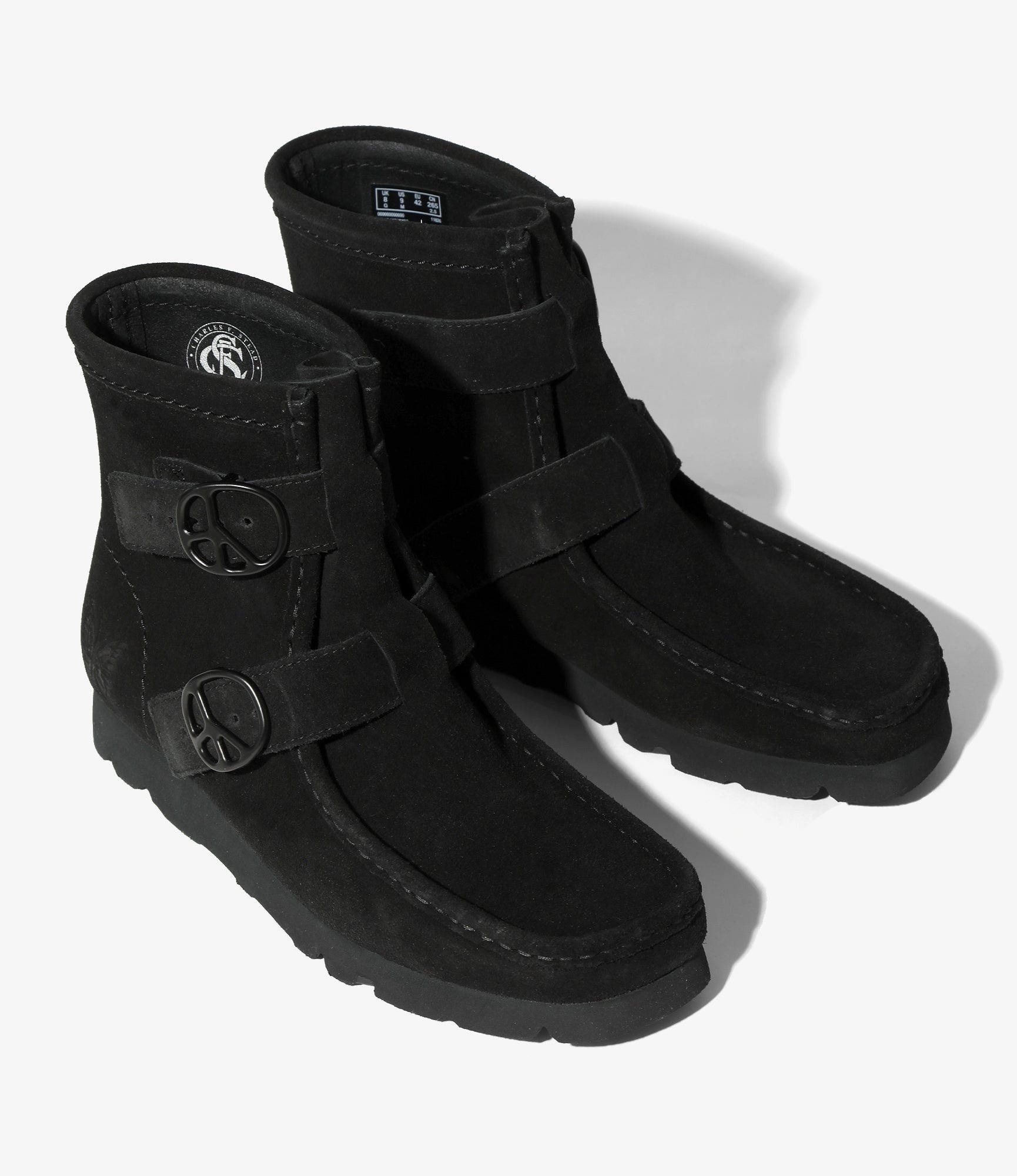 Walla Strap High – Black Suede
