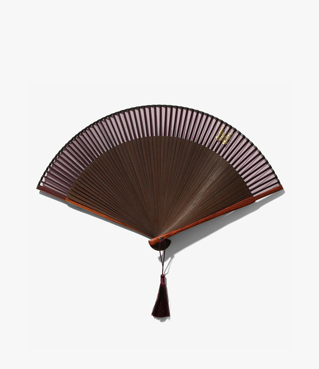 Foldable 60-Leaf Sensu Fan – Rosewood