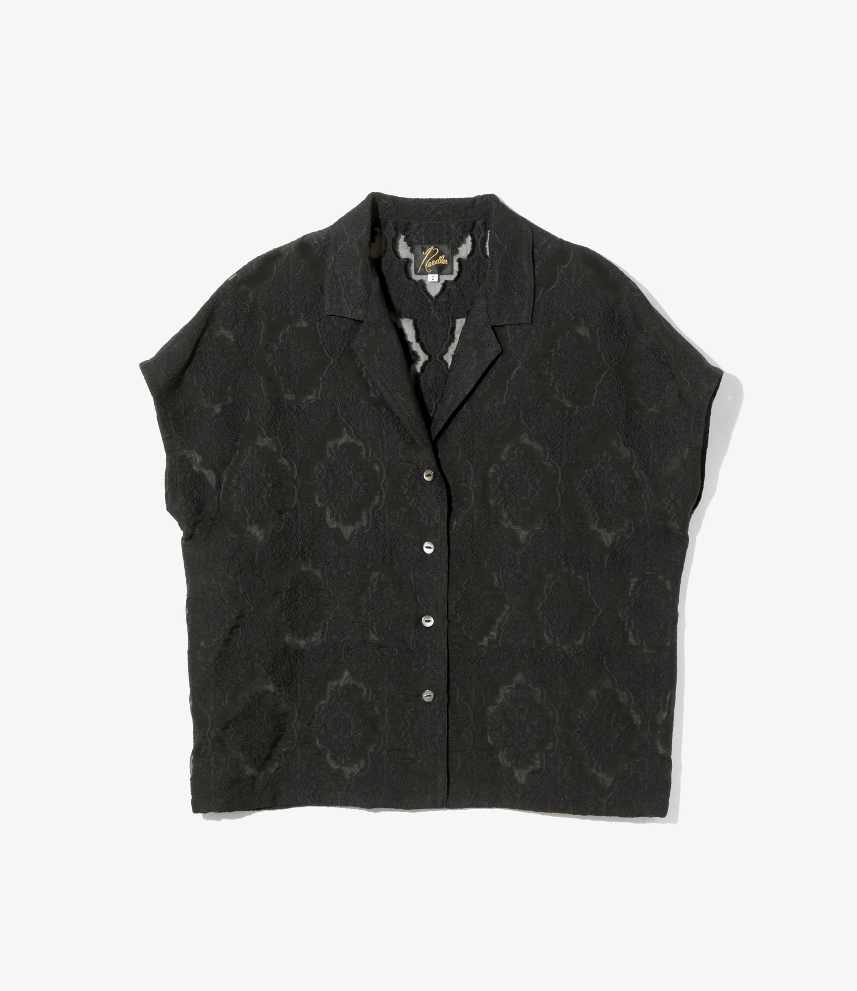French Sleeve Blouse – Black Victorian Sheer