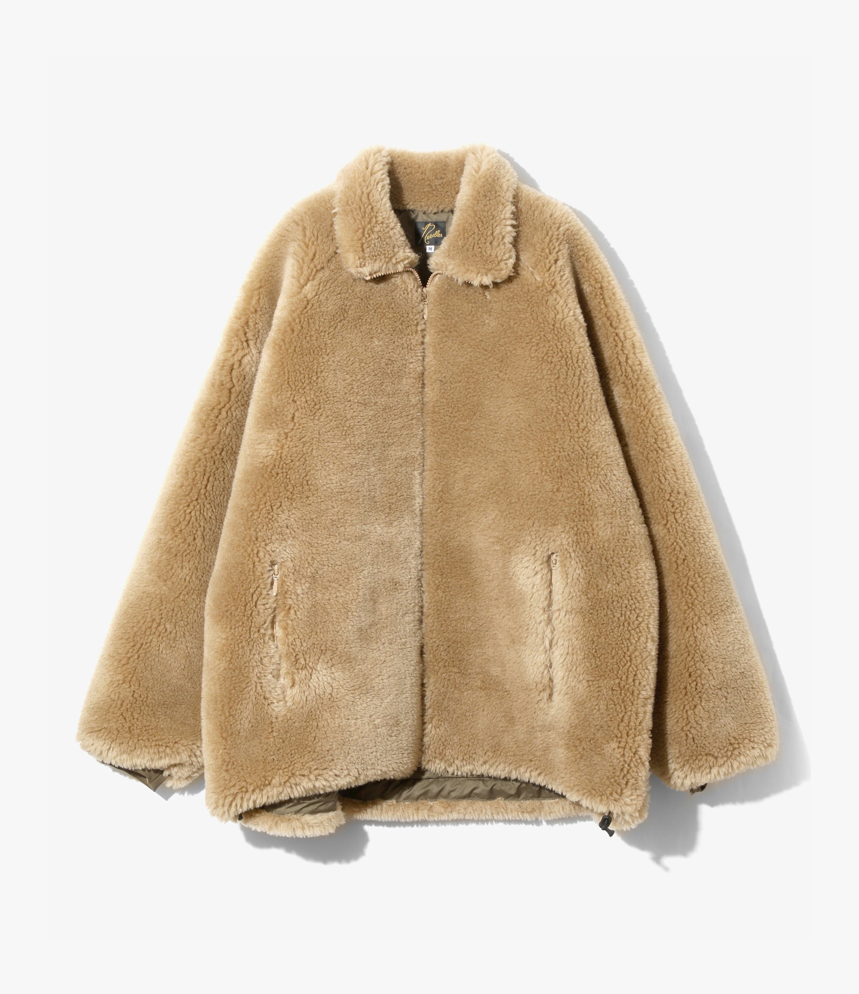 Faux Fur Jacket – Beige