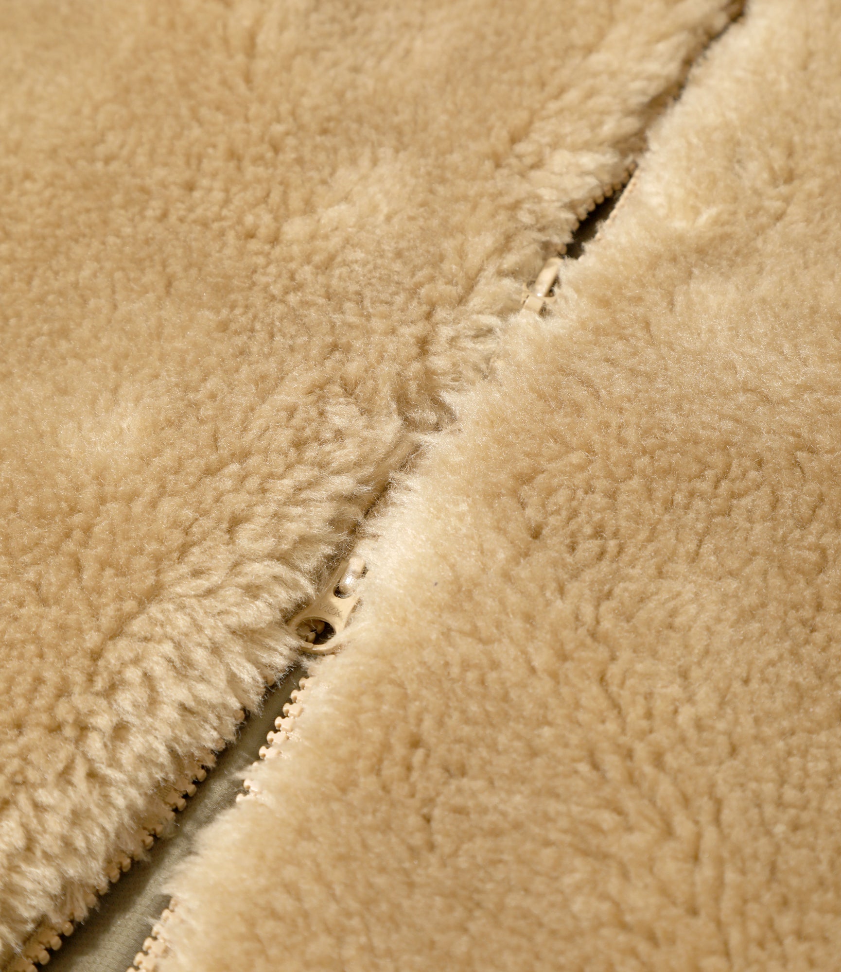 Faux Fur Jacket – Beige