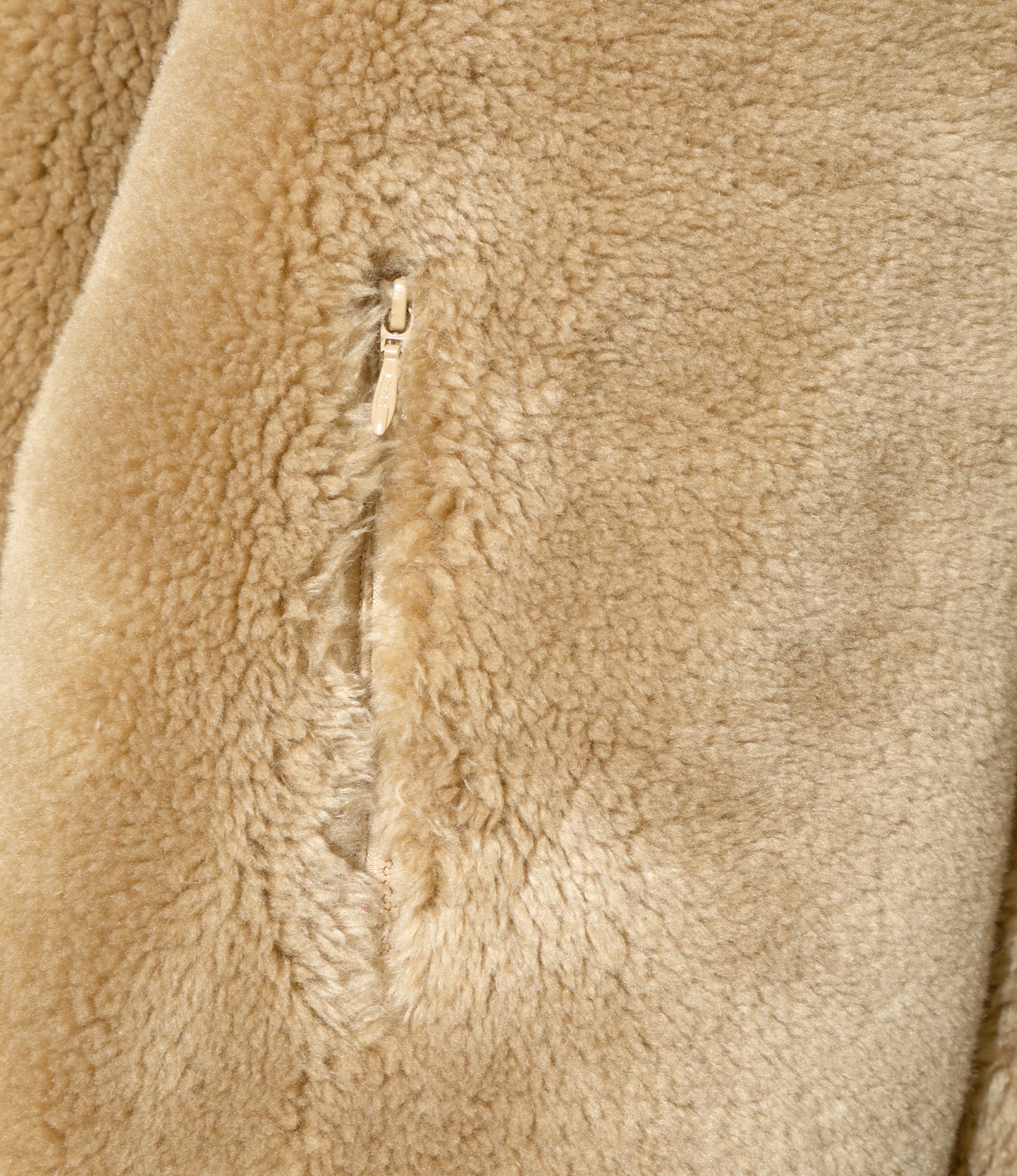 Faux Fur Jacket – Beige