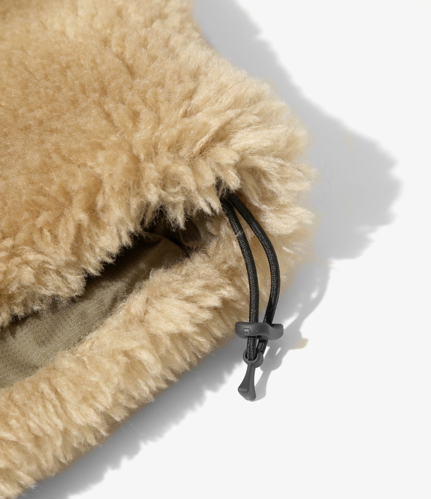 Faux Fur Jacket – Beige