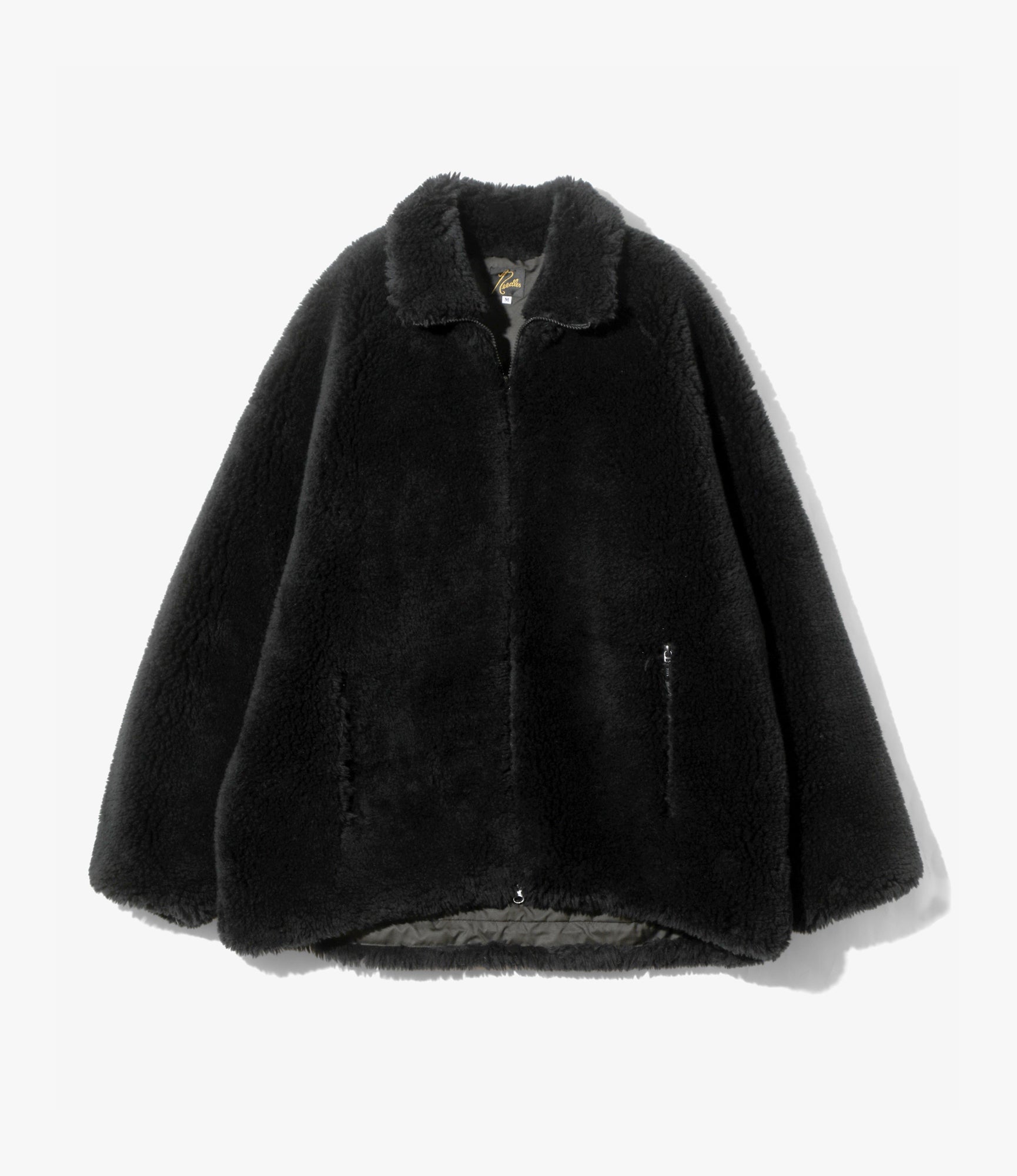 Faux Fur Jacket – Black