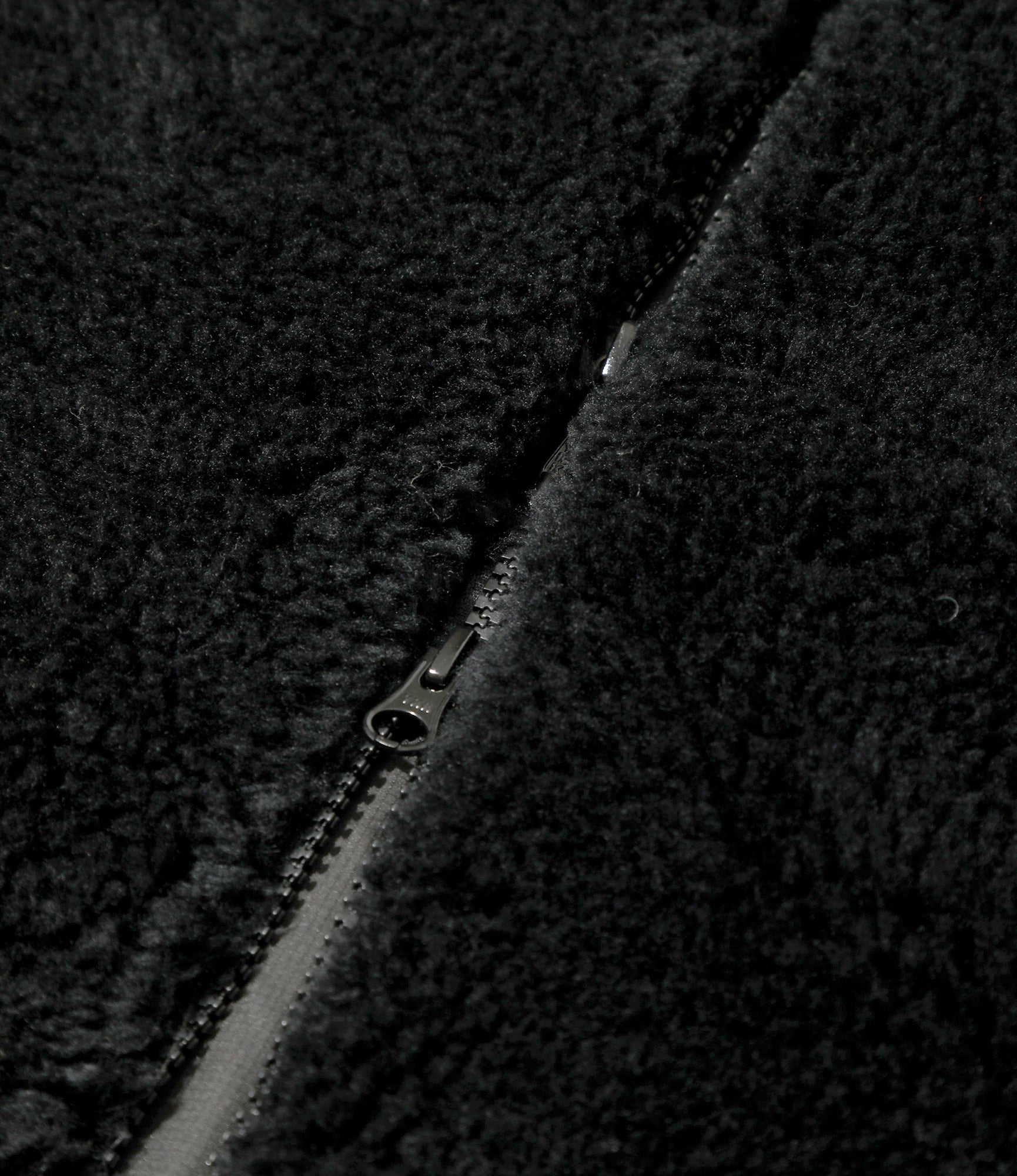 Faux Fur Jacket – Black