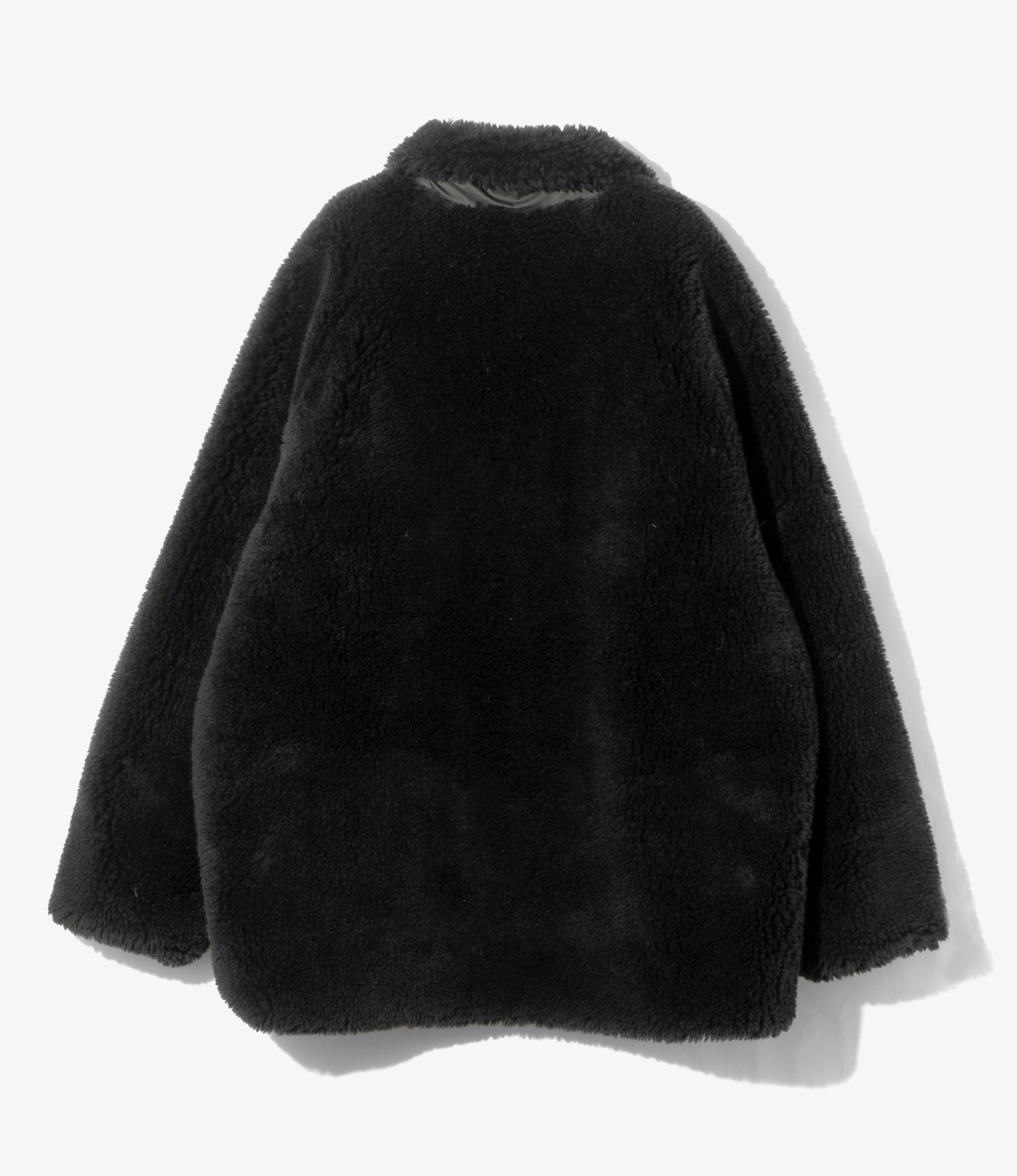 Faux Fur Jacket – Black