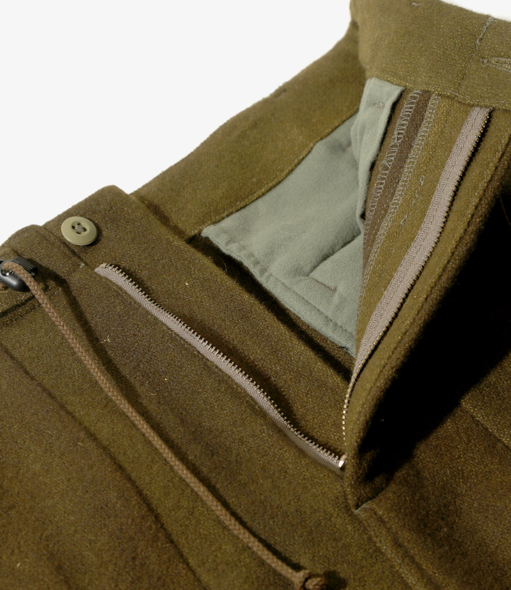 HD BDU Pant – Olive Uneven Dyed Wool