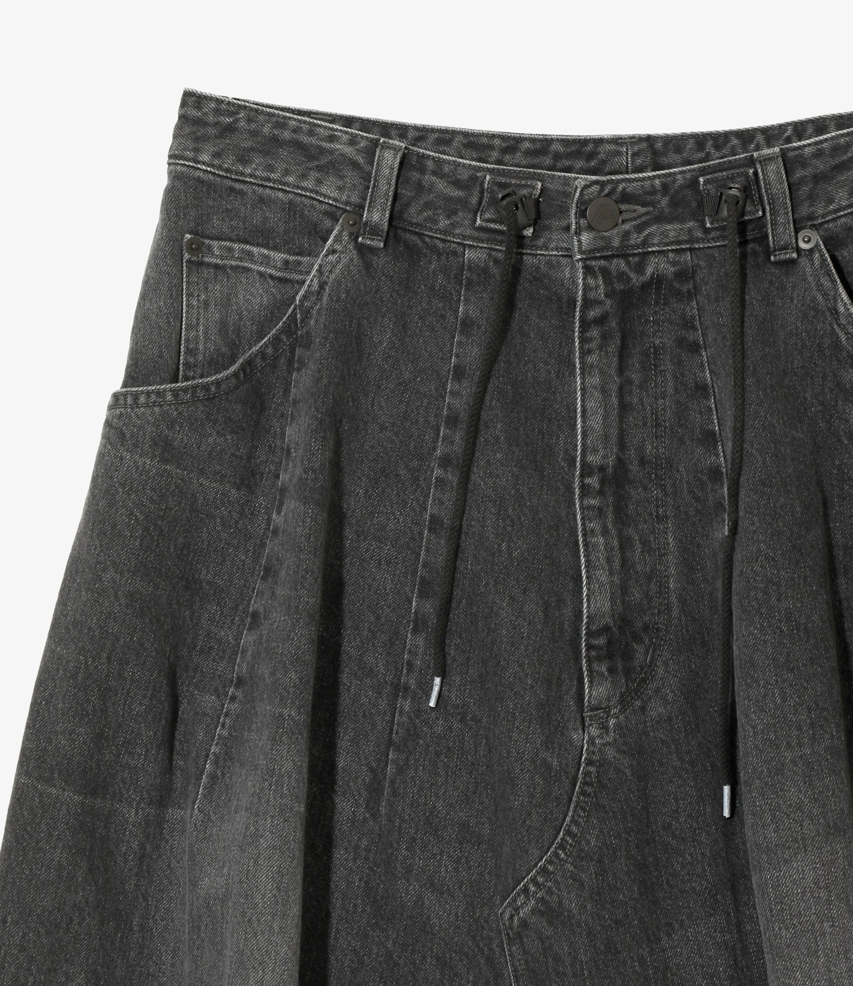 HD Jean Skirt – Black 12oz Denim