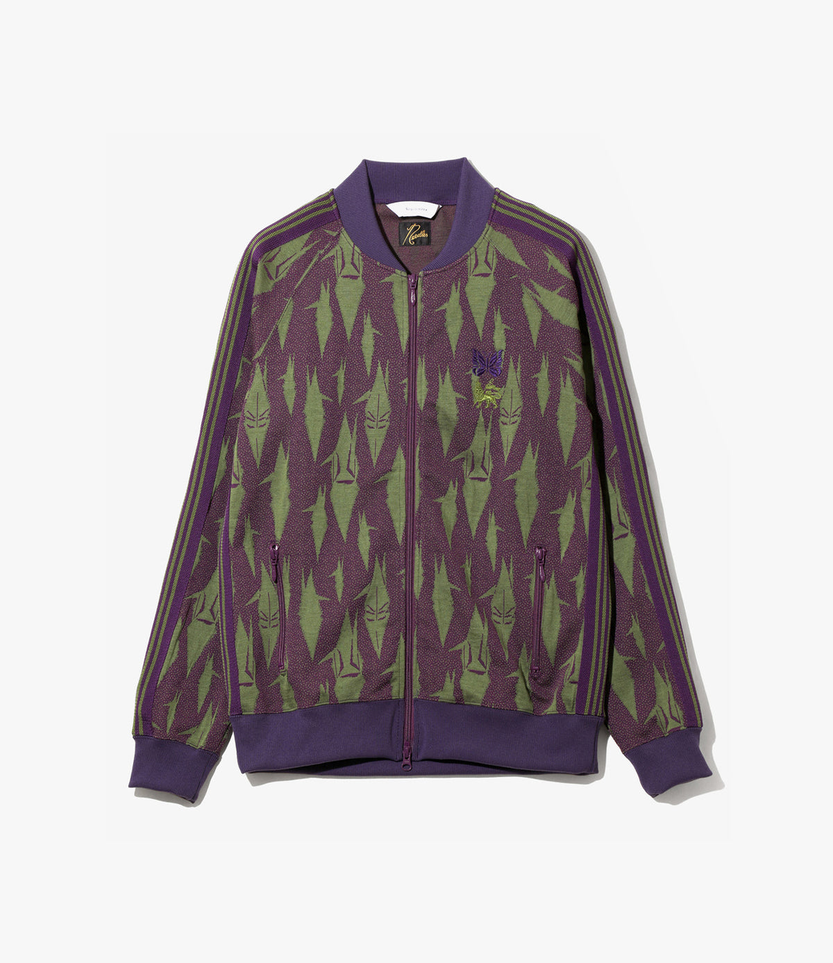 Track Jacket – Eggplant Origami Crane | Needles × Kenji Suzuki 