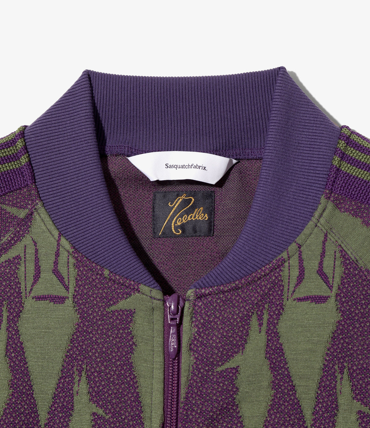 Track Jacket – Eggplant Origami Crane | Needles × Kenji Suzuki 