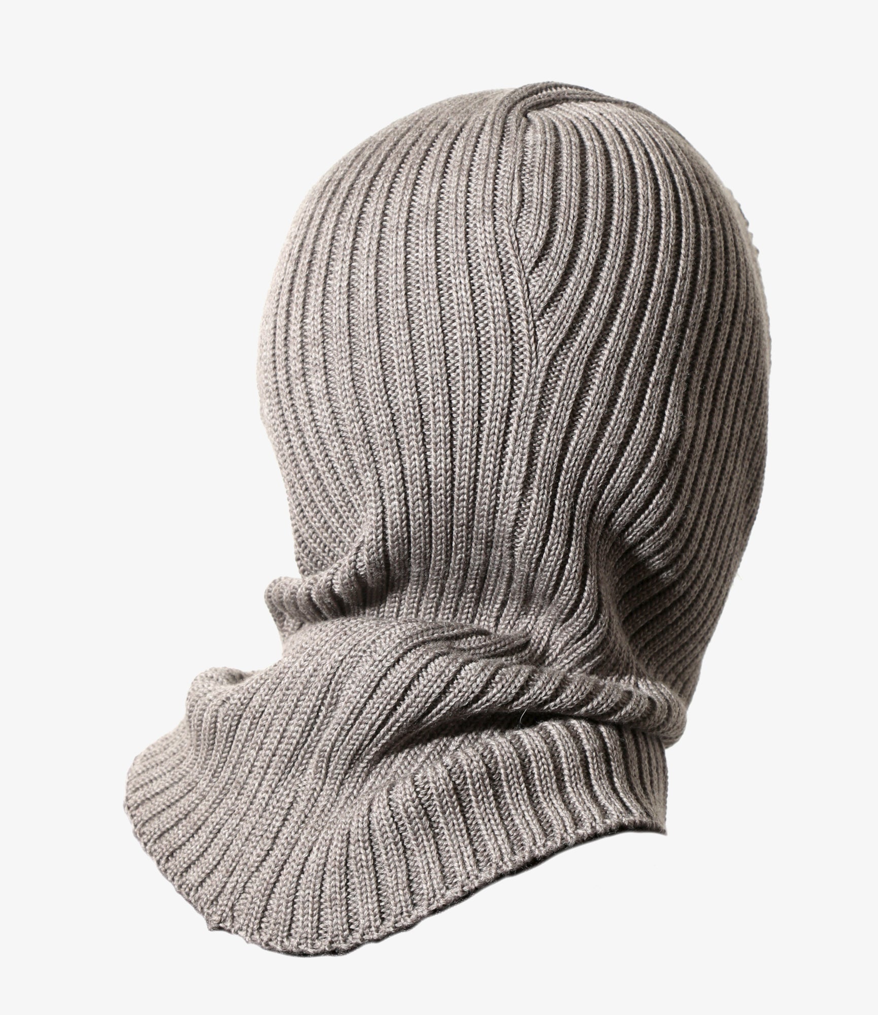 Balaclava – Grey Merino Wool