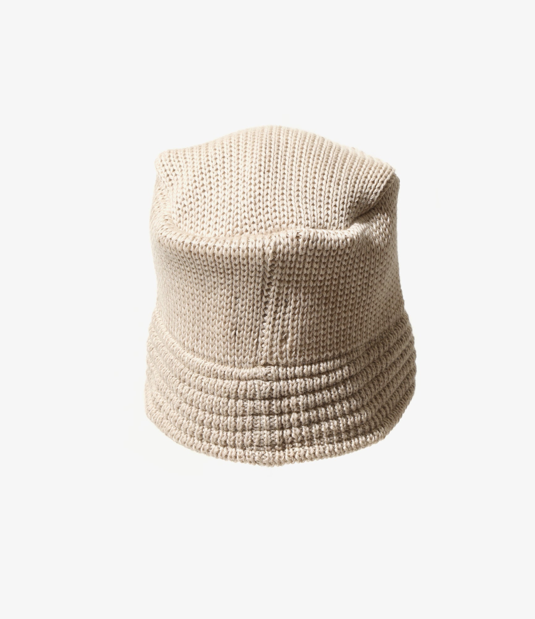 Bucket Hat – Beige Merino Wool