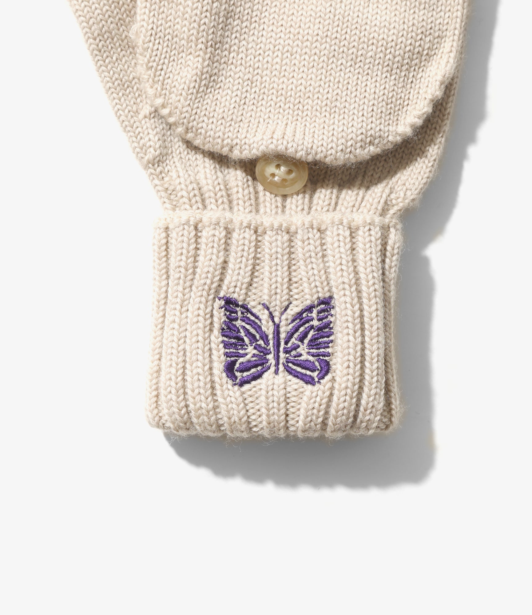 Merino Wool Convertible Glove – Beige