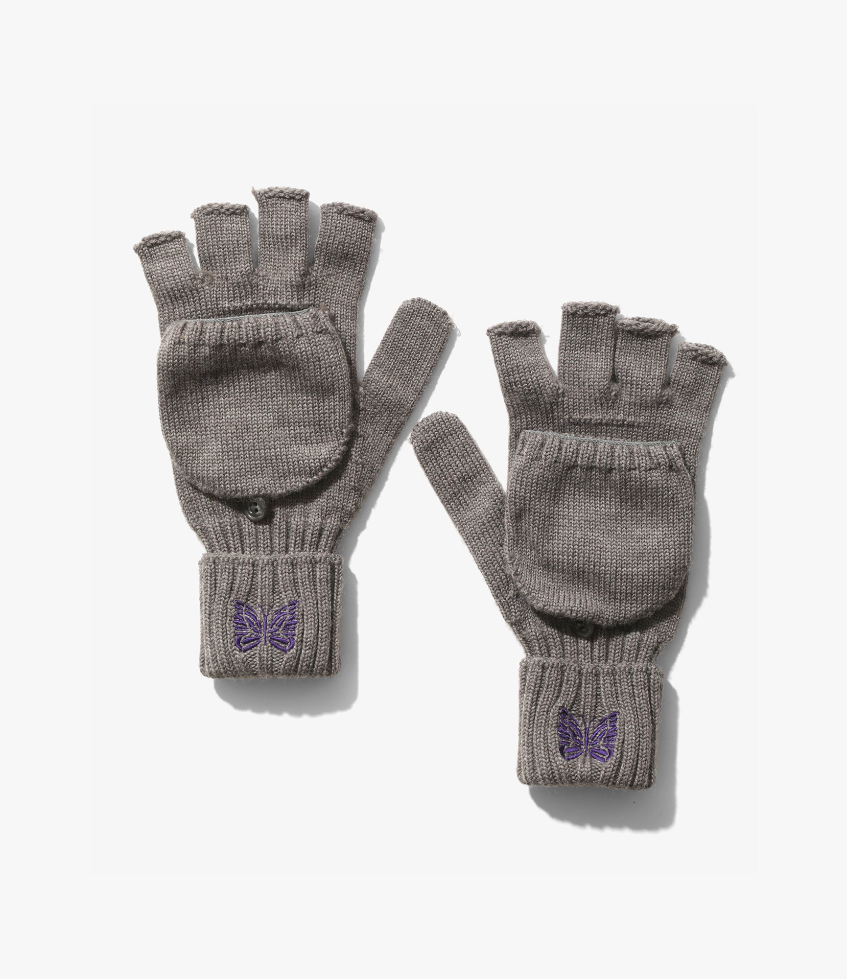 Merino Wool Convertible Glove – Grey