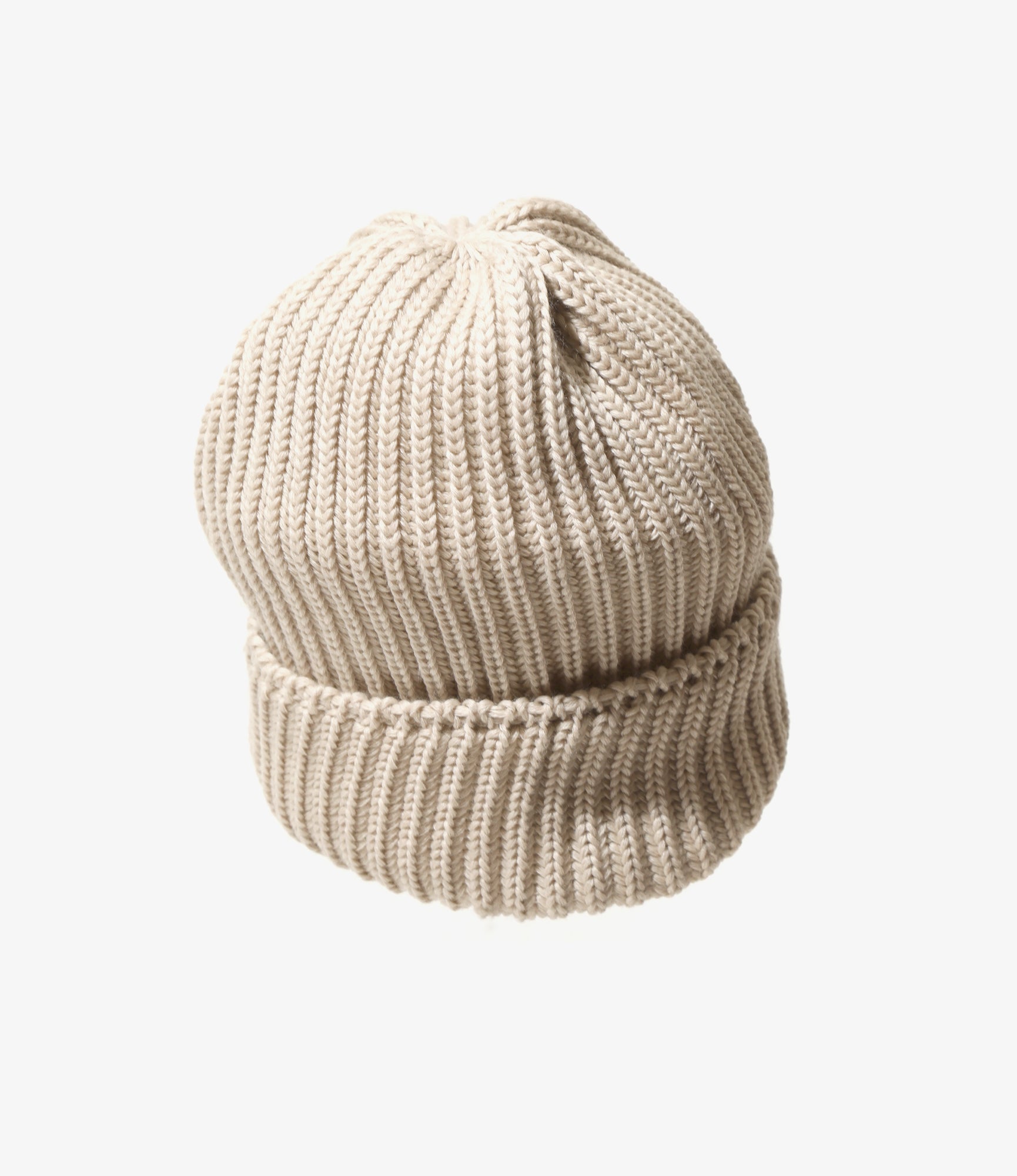 Merino Wool Watch Cap – Beige