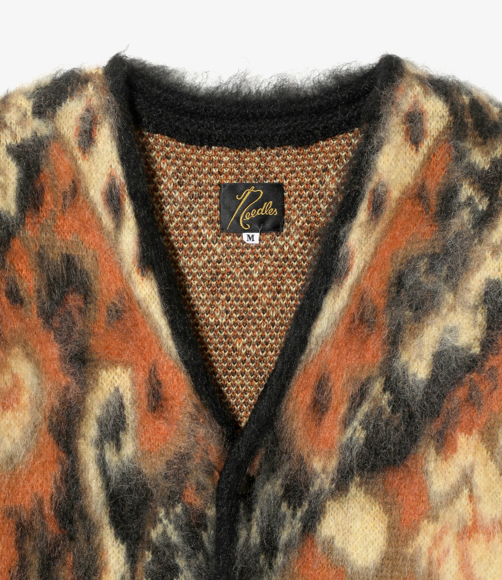 Mohair Cardigan – Black Paisley